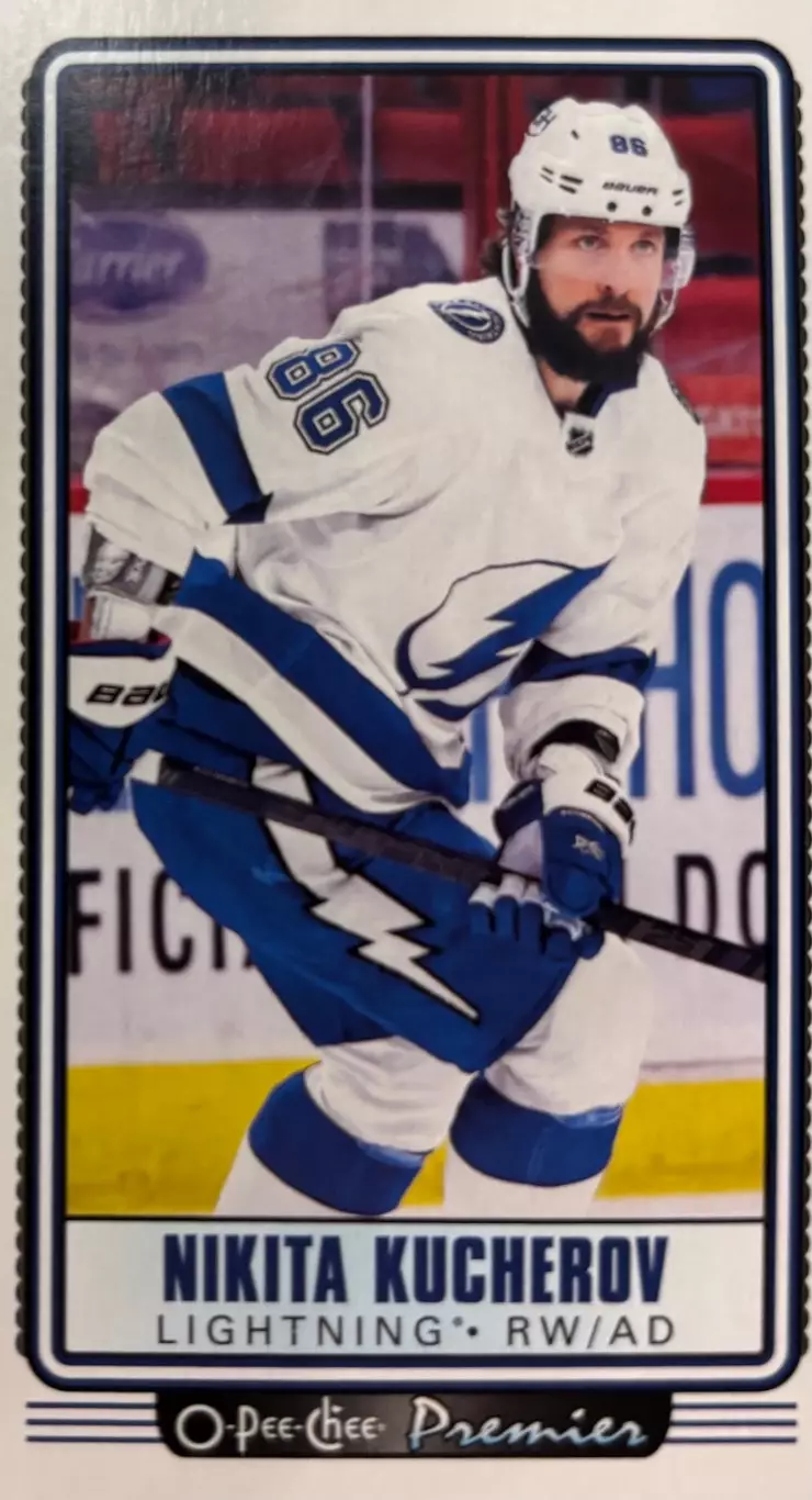 Карточка Никита Кучеров Tampa Bay Lightning/Тампа-Бэй, ЦСКА Москва НХЛ/КХЛ/NHL