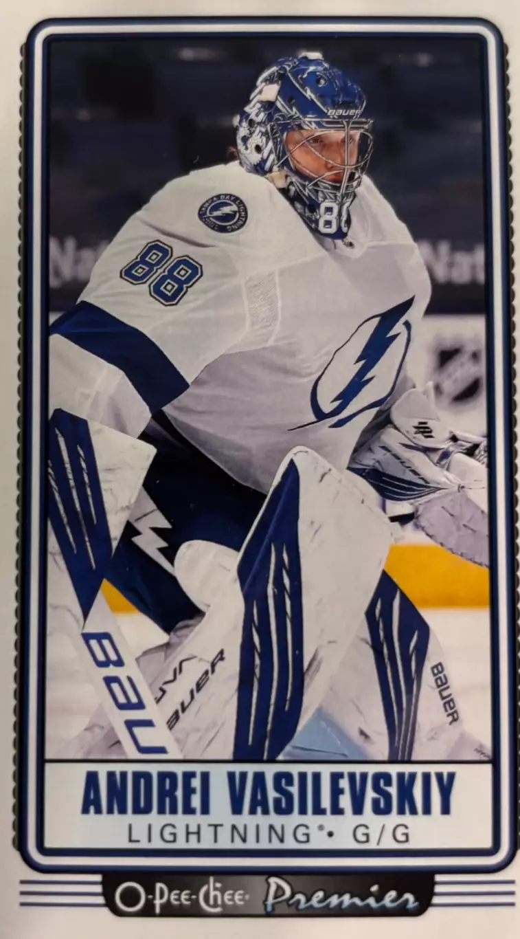 Хоккей Карточка Андрей Василевский Tampa Bay Lightning/Салават Юлаев КХЛ/НХЛ/NHL