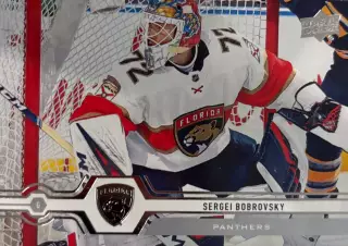 Карточка Сергей Бобровский Florida Panthers, Металлург Новокузнецк, СКА НХЛ-КХЛ