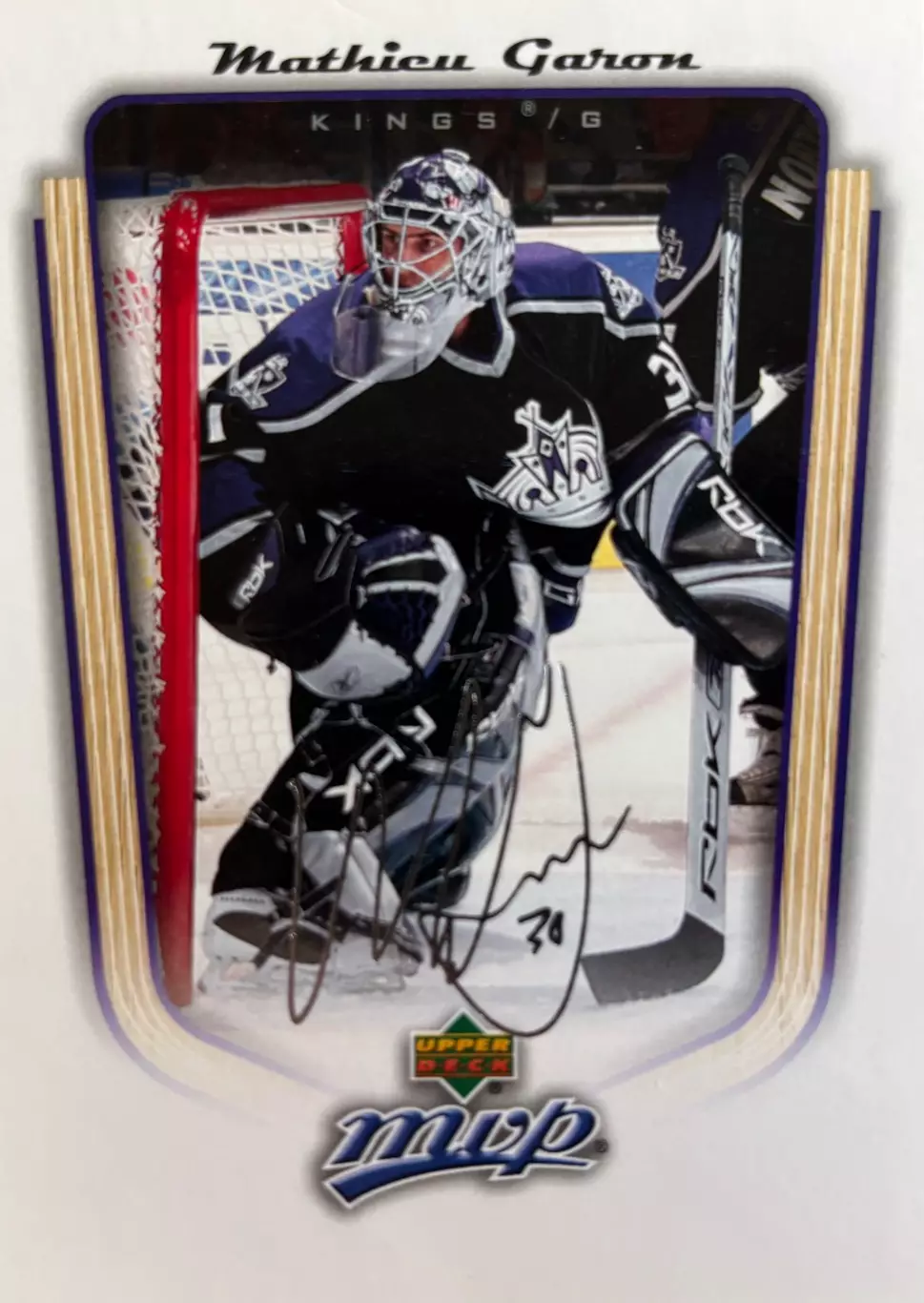 Хоккей. Карточка Garon/Мэтью Гарон Los Angeles Kings, Авангард Омск НХЛ/NHL/КХЛ