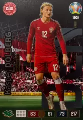 Футбол. Карточка Каспер Дольберг Дания, Аякс,Ницца,Севилья Евро/Euro 2020 Panini