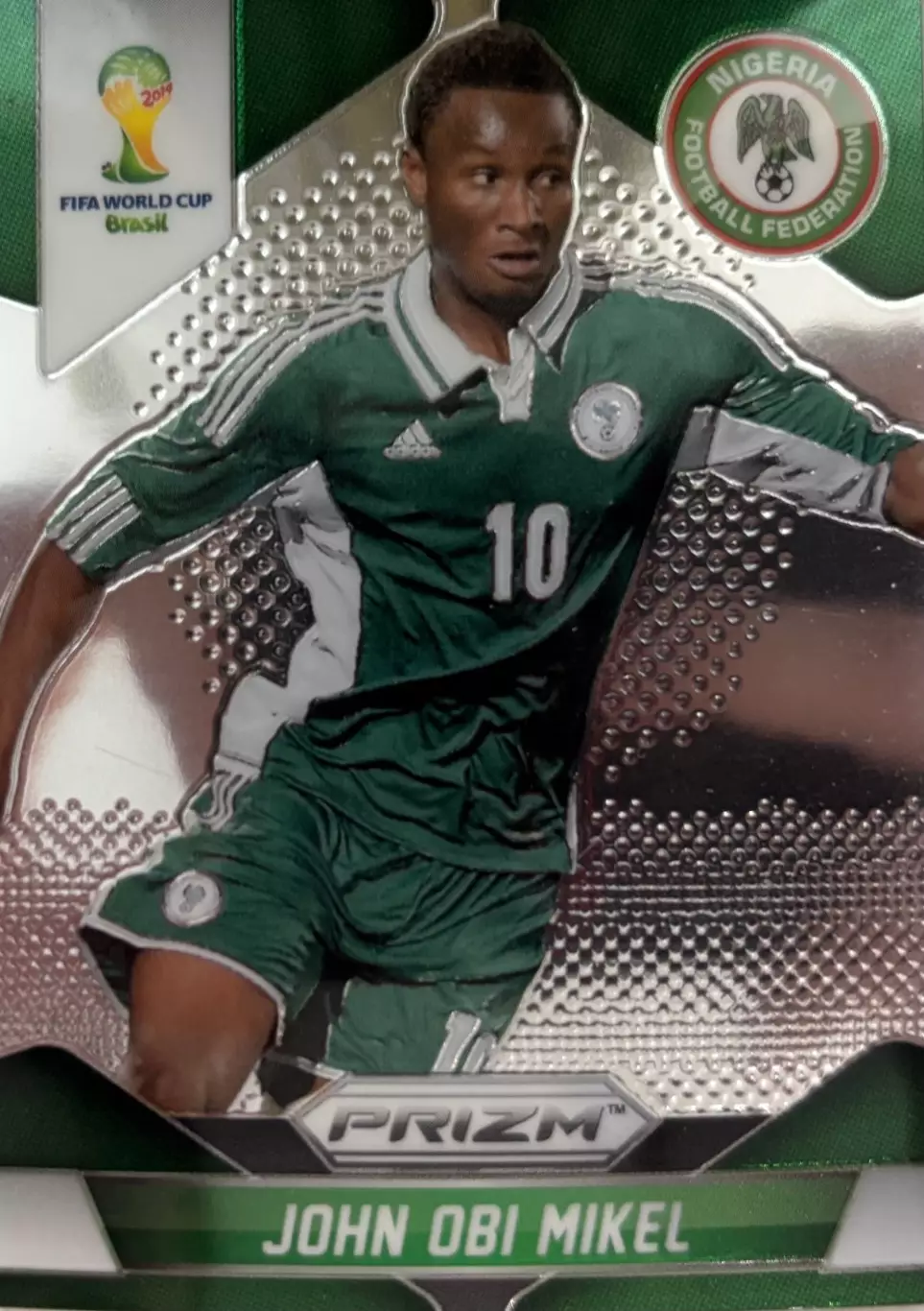 Футбол Карточка John Obi Mikel/Джон Оби Микел Нигерия, Челси Чемпионат Мира 2014