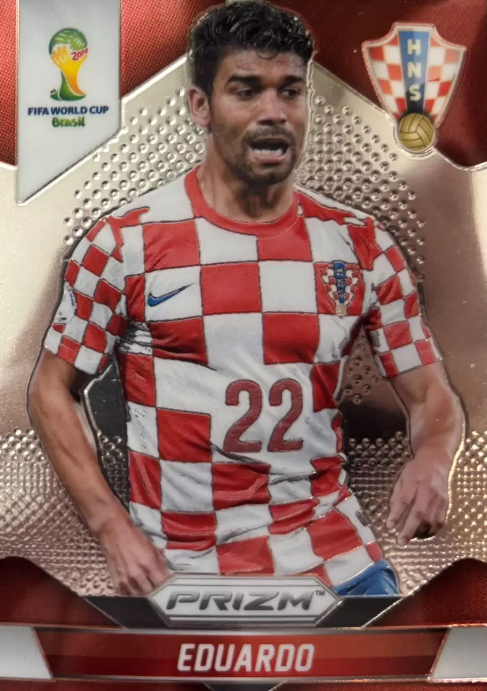 Футбол. Карточка Эдуардо Хорватия, Шахтер, Арсенал Чемпионат Мира 2014 Panini