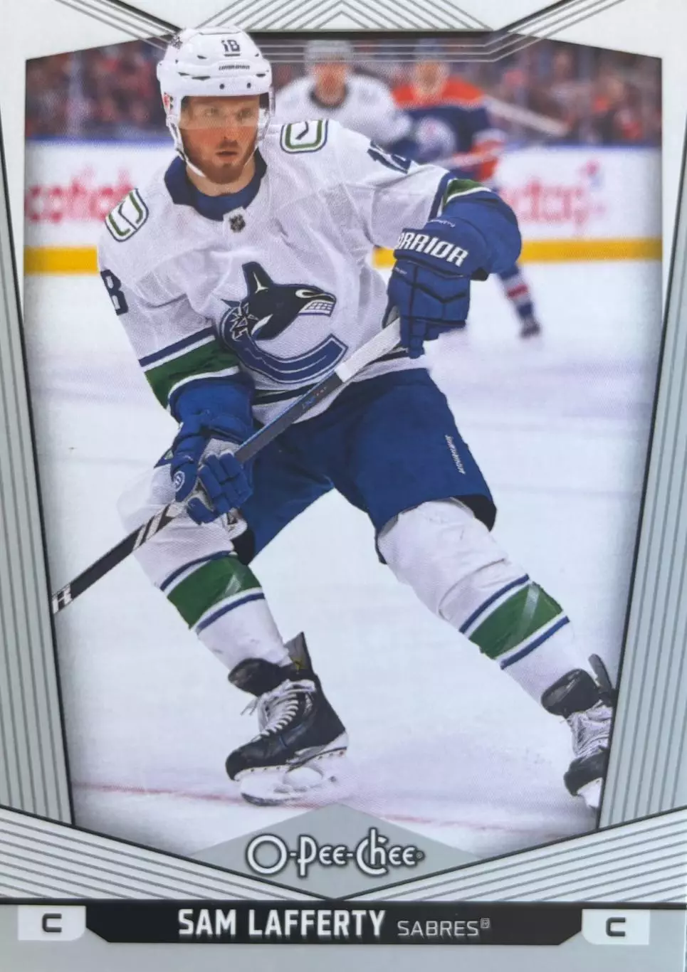 Хоккей. Карточка Sam Lafferty-Сэм Лафферти Vancouver Canucks - Ванкувер НХЛ/NHL