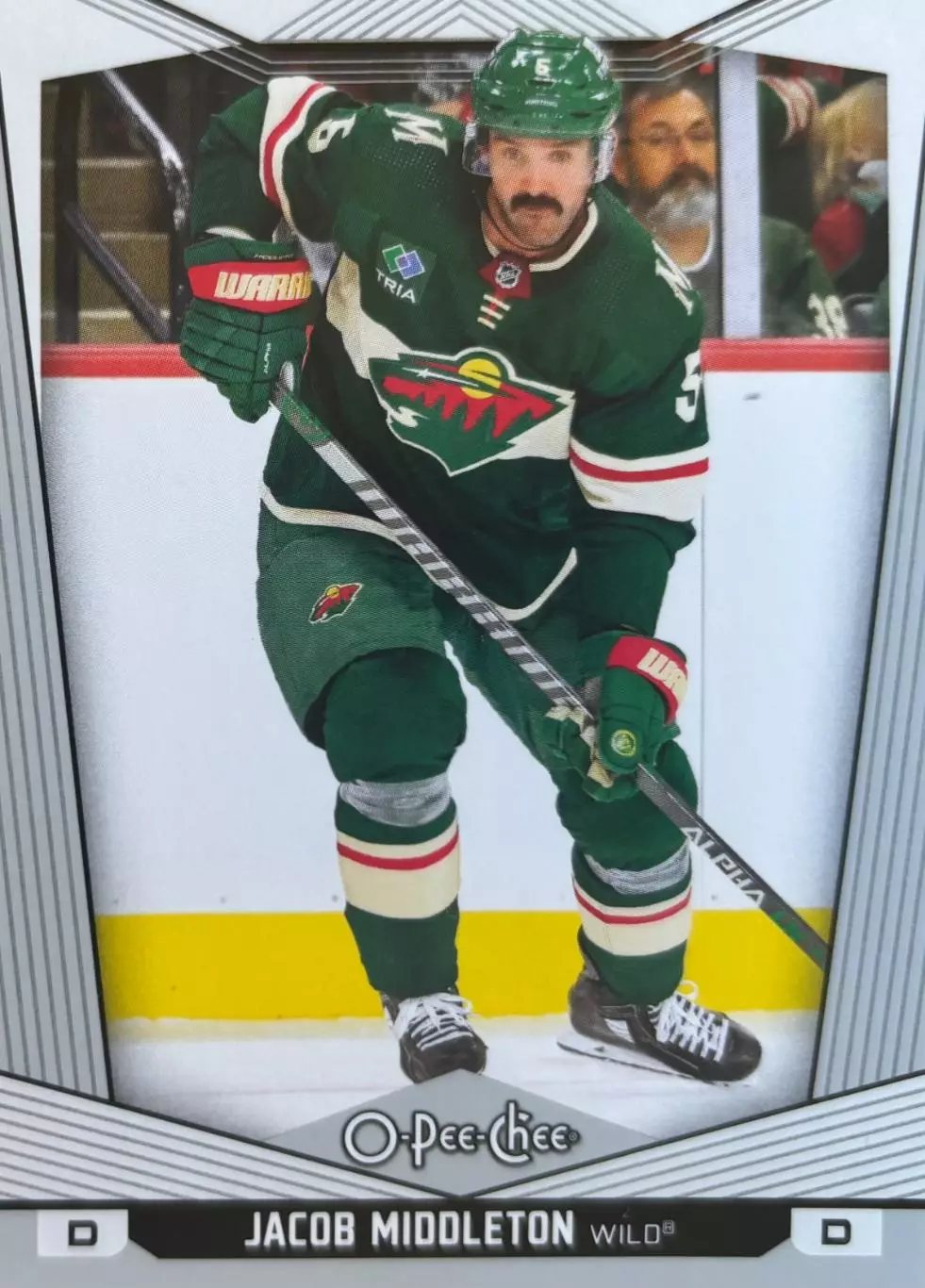 Карточка Jacob Middleton - Джейкоб Миддлтон Minnesota Wild - Миннесота НХЛ/NHL