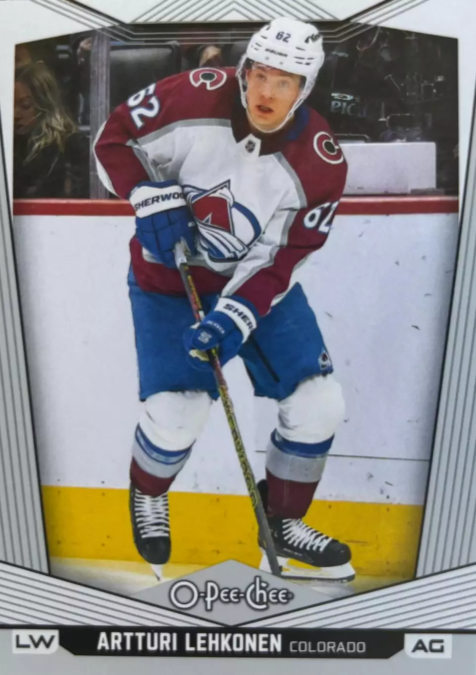 Карточка Artturi Lehkonen-Арттури Лехконен Colorado Avalanche - Колорадо НХЛ/NHL