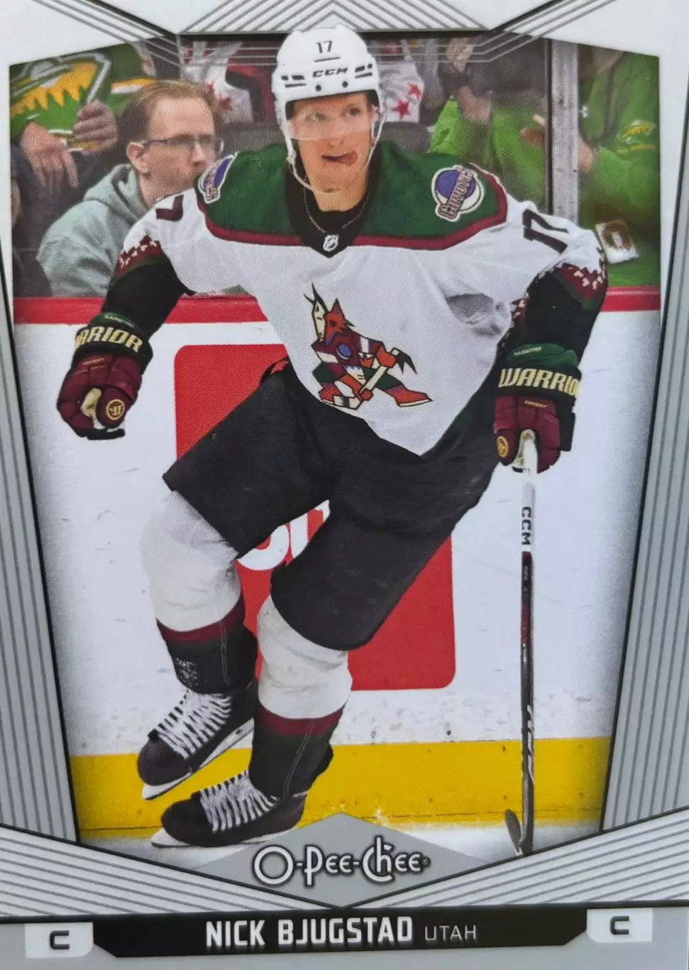 Карточка Nick Bjugstad - Ник Бьюгстад Arizona Coyotes - Аризона Койотис НХЛ/NHL