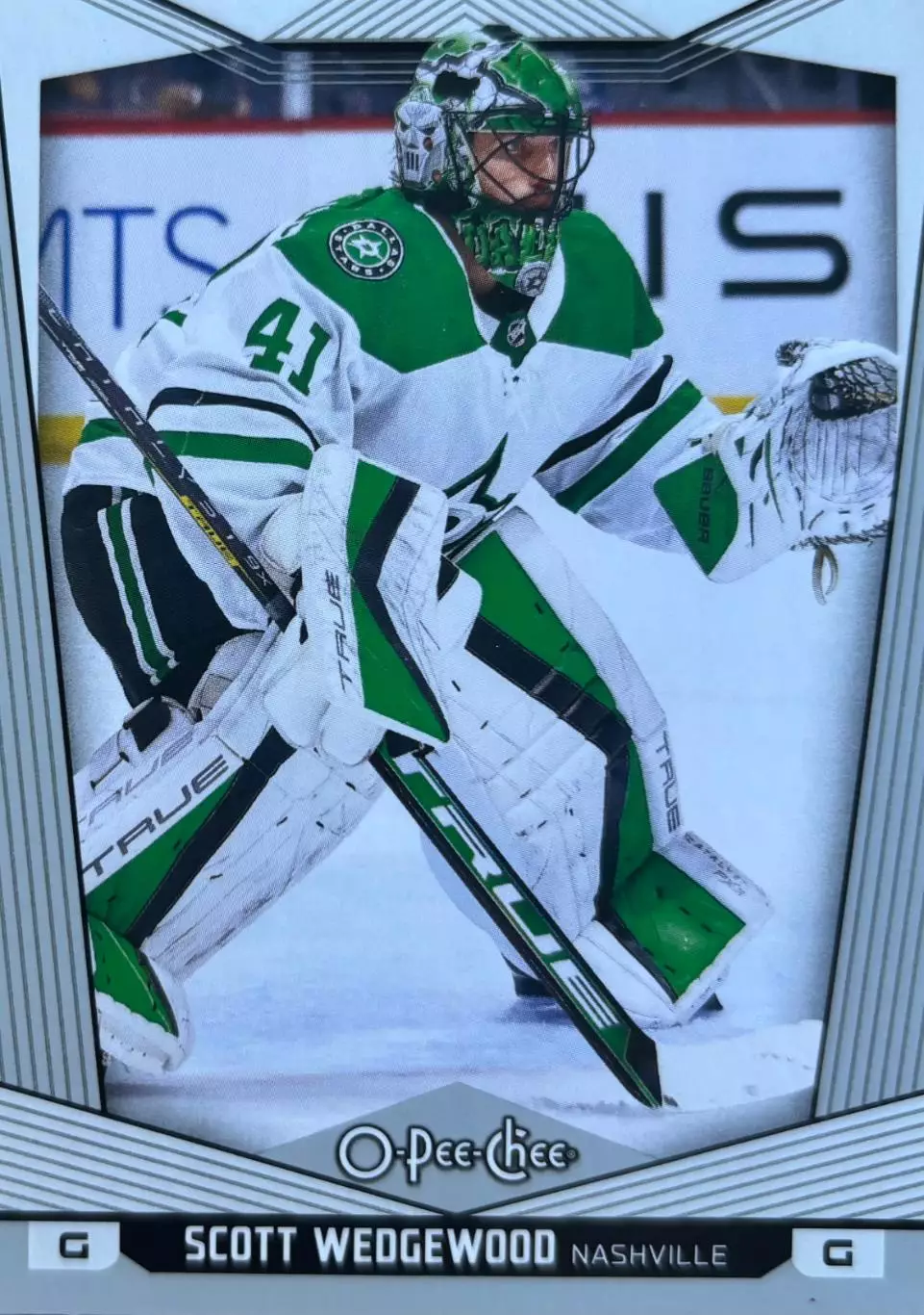 Хоккей. Карточка Scott Wedgewood-Скотт Уэджвуд Dallas Stars-Даллас Старз НХЛ/NHL