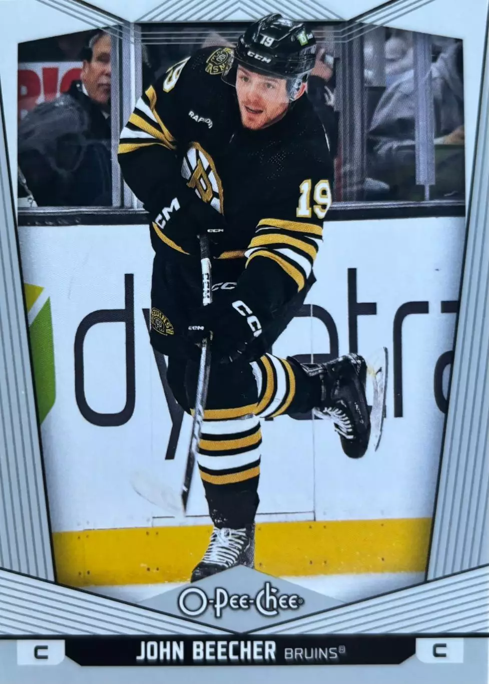 Хоккей. Карточка John Beecher - Джон Бичер Boston Bruins - Бостон Брюинз НХЛ/NHL