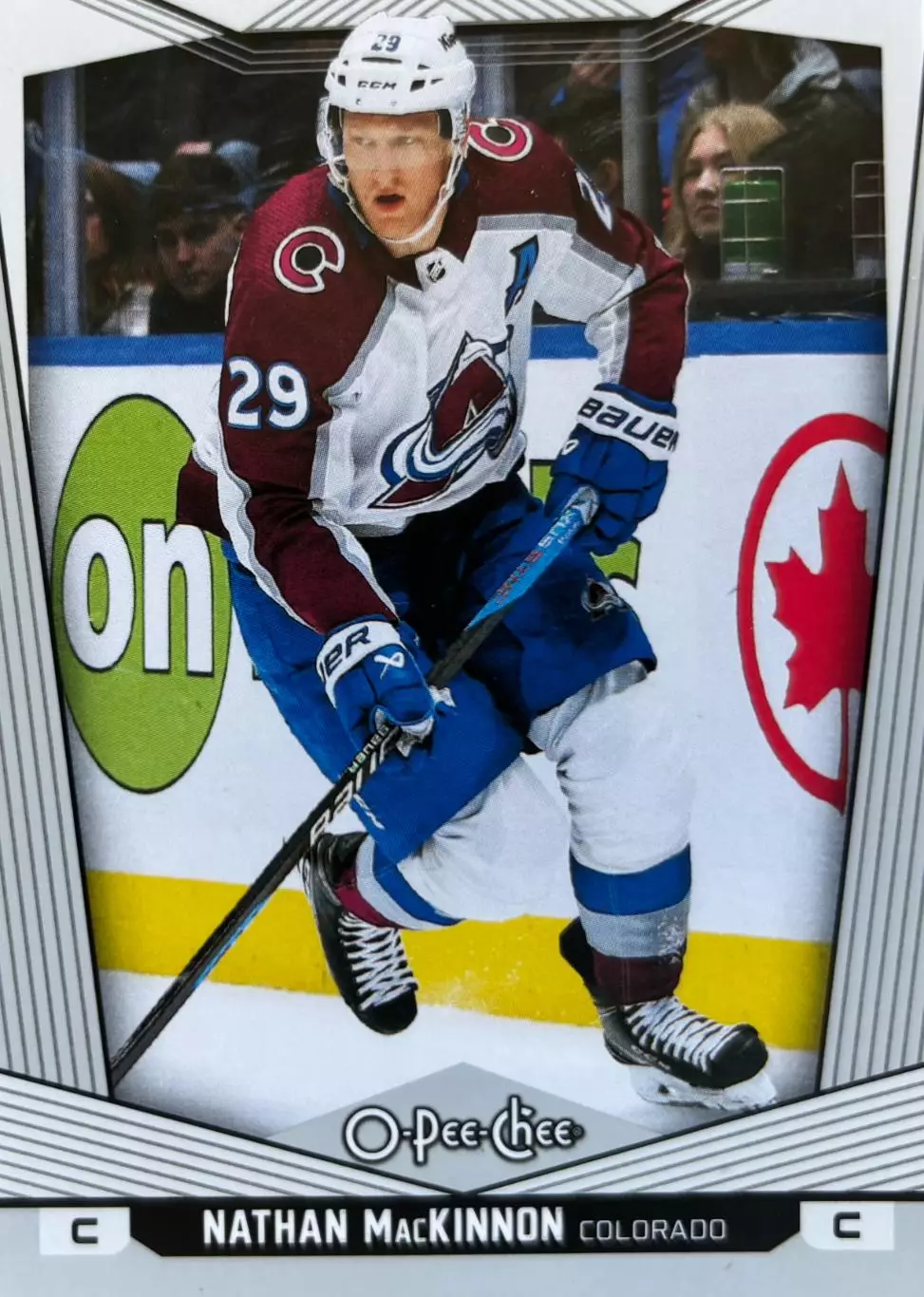 Карточка Nathan MacKinnon/Натан Маккиннон Colorado Avalanche/Колорадо НХЛ-NHL