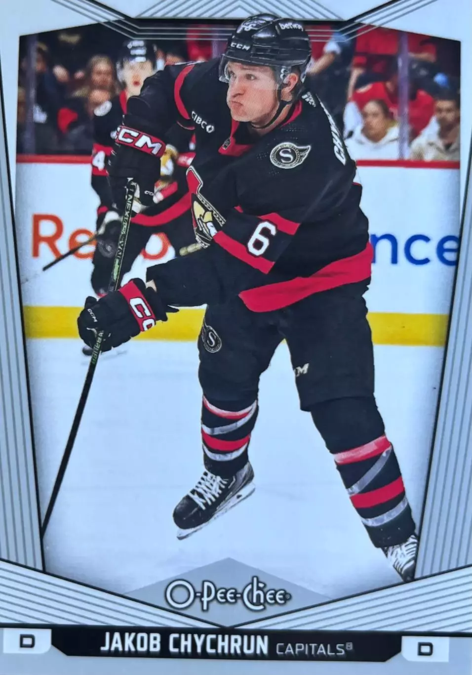 Карточка Jakob Chychrun-Джейкоб Чикран Ottawa Senators - Оттава Сенаторз НХЛ/NHL