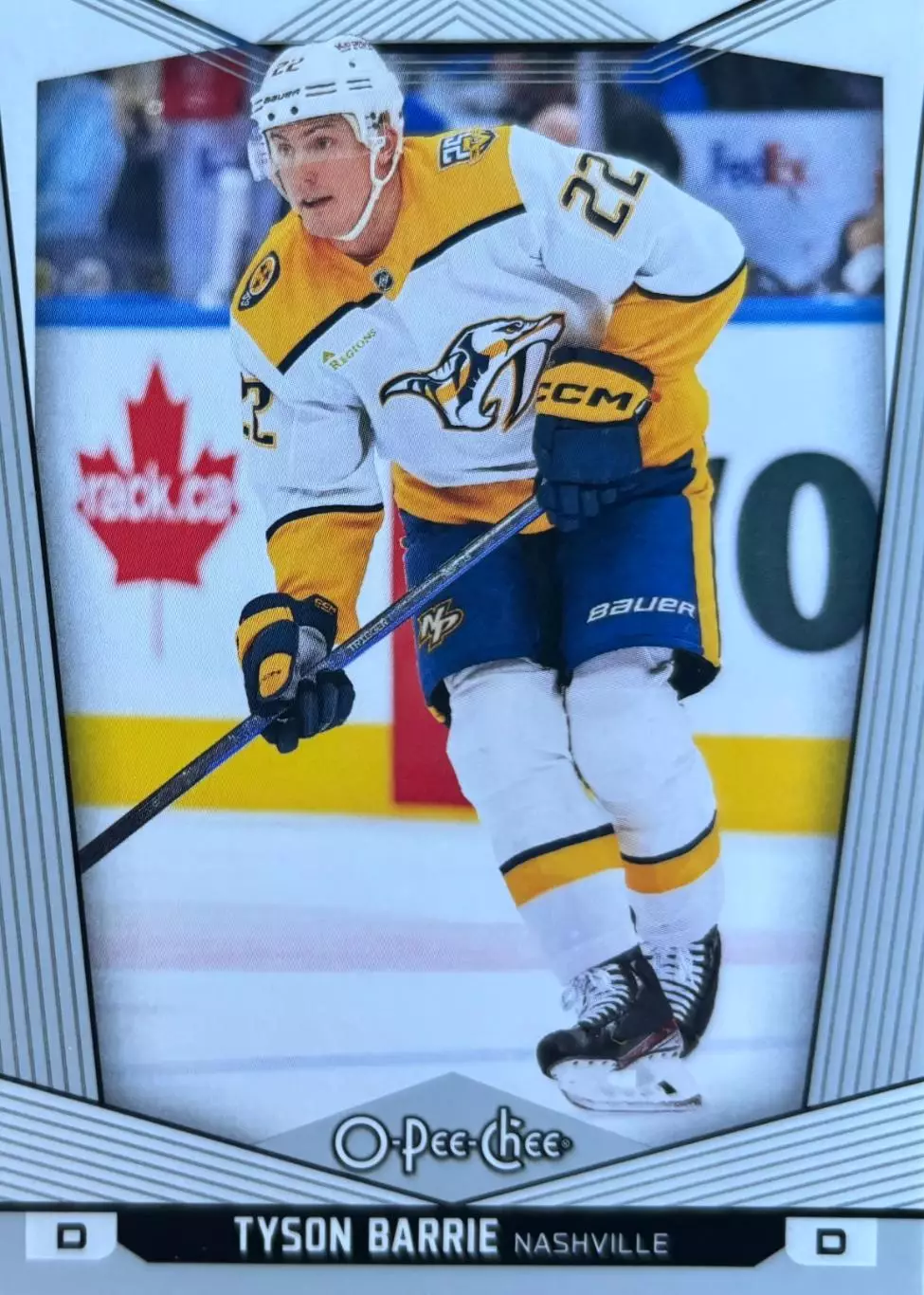 Хоккей. Карточка Tyson Barrie - Тайсон Бэрри Nashville Predators-Нэшвилл НХЛ/NHL