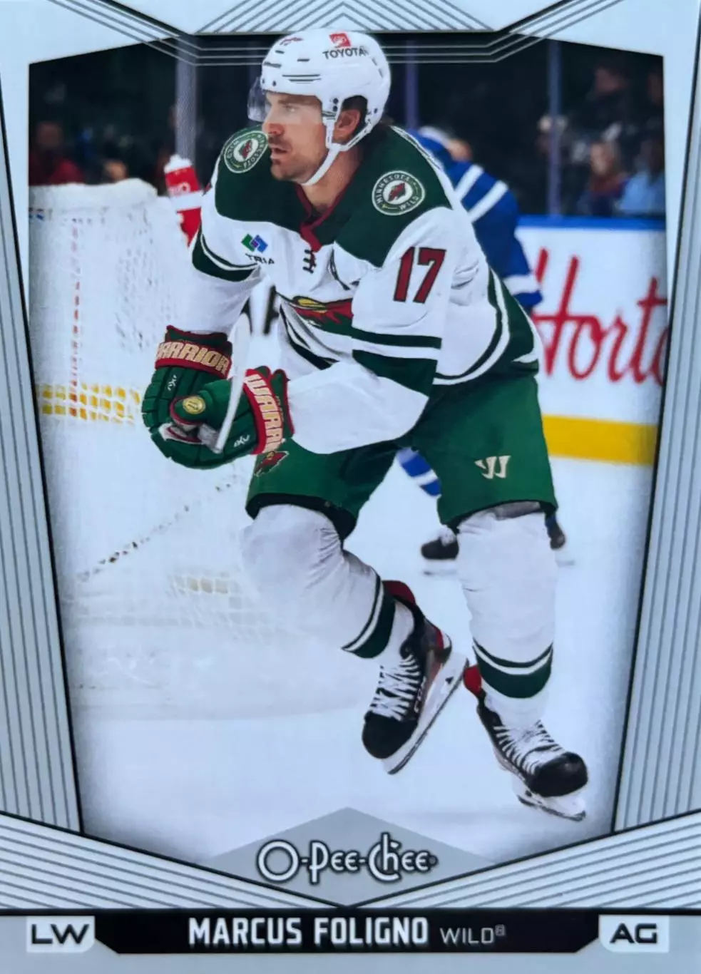 Хоккей. Карточка Marcus Foligno-Маркус Фолиньо Minnesota Wild-Миннесота НХЛ-NHL