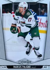 Хоккей. Карточка Marcus Foligno-Маркус Фолиньо Minnesota Wild-Миннесота НХЛ-NHL
