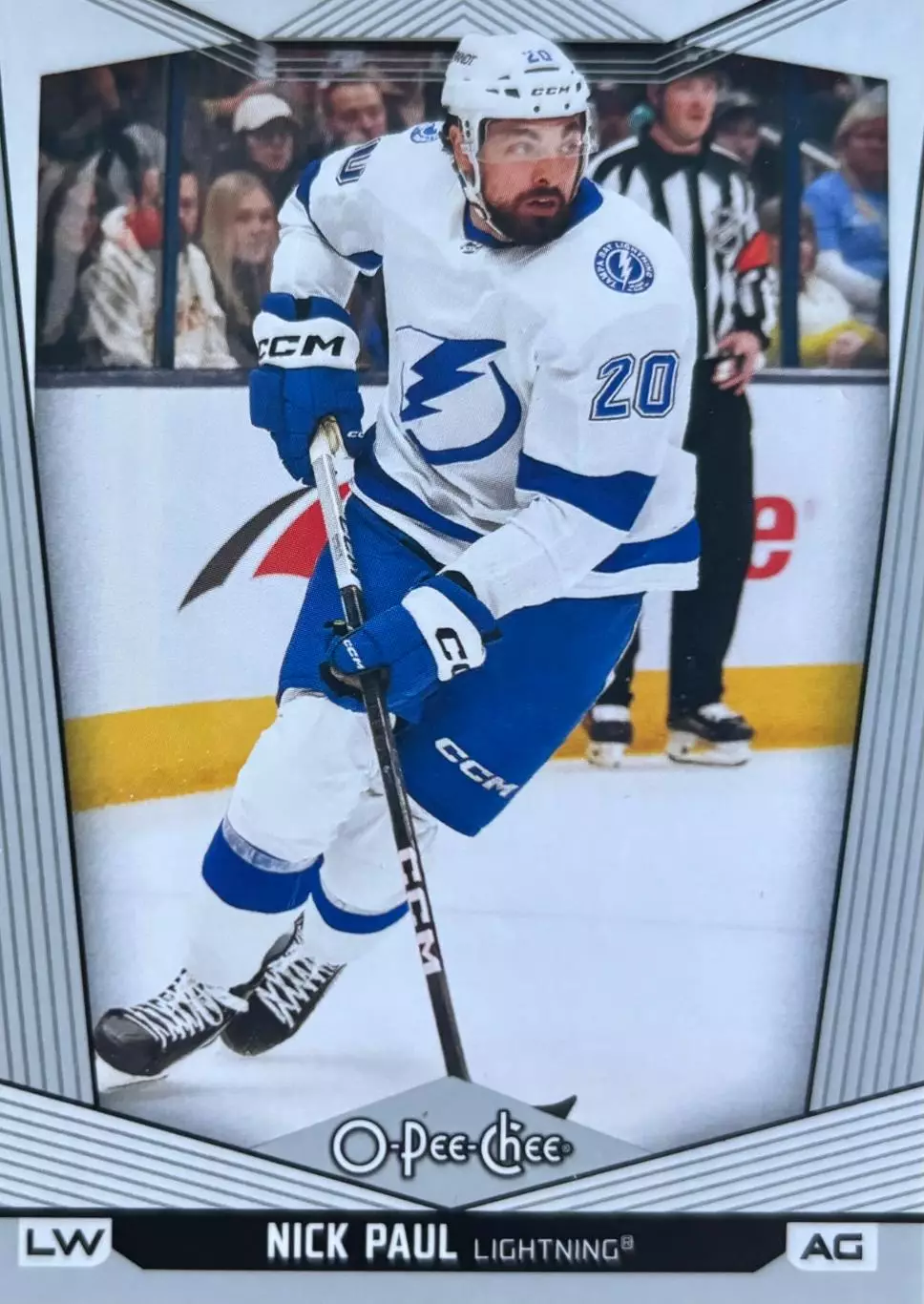 Хоккей Карточка Nick Paul-Ник Пол Tampa Bay Lightning/Тампа-Бэй Лайтнинг НХЛ/NHL