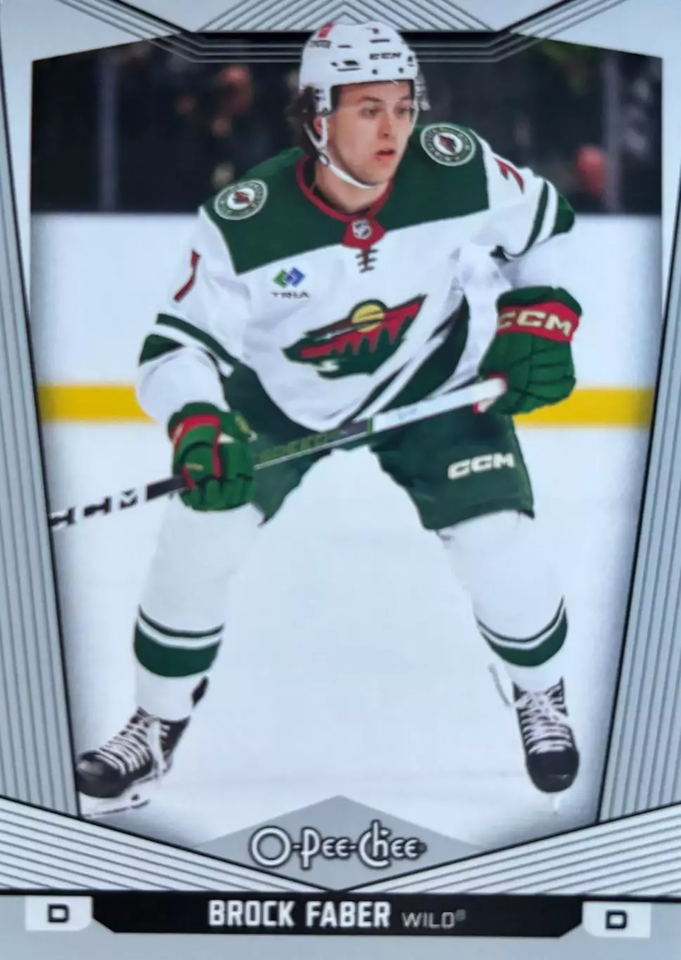 Хоккей. Карточка Brock Faber-Брок Фейбер Minnesota Wild-Миннесота Уайлд НХЛ NHL