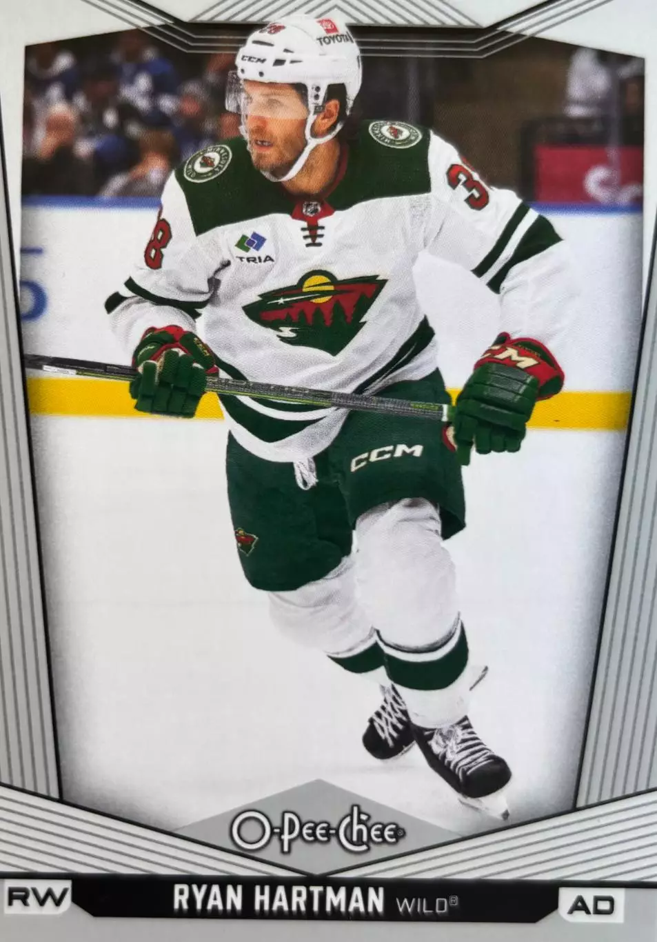 Хоккей. Карточка Ryan Hartman - Райан Хартман Minnesota Wild - Миннесота НХЛ-NHL