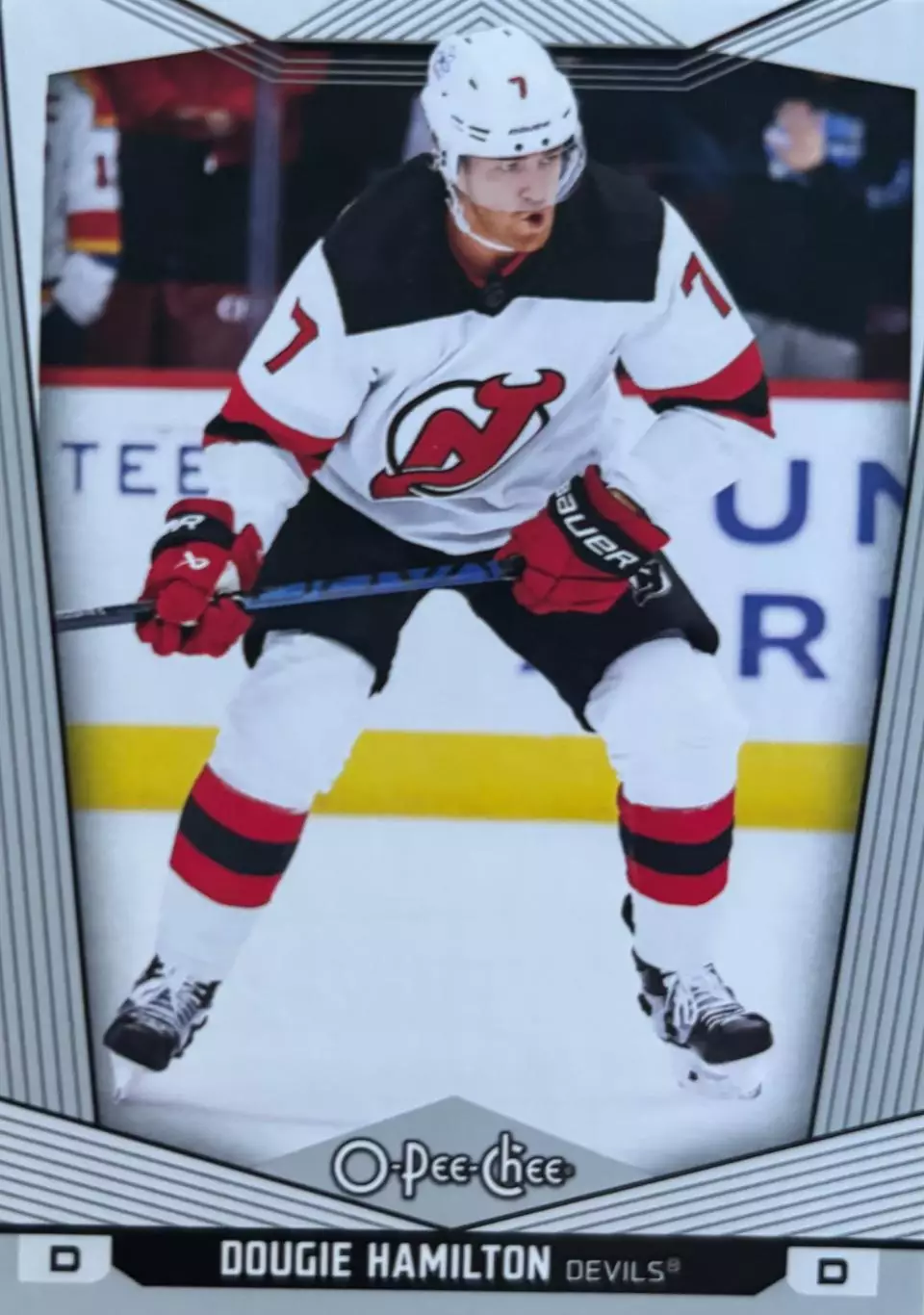 Карточка Dougie Hamilton - Дуги Хэмилтон New Jersey Devils/Нью-Джерси НХЛ/NHL