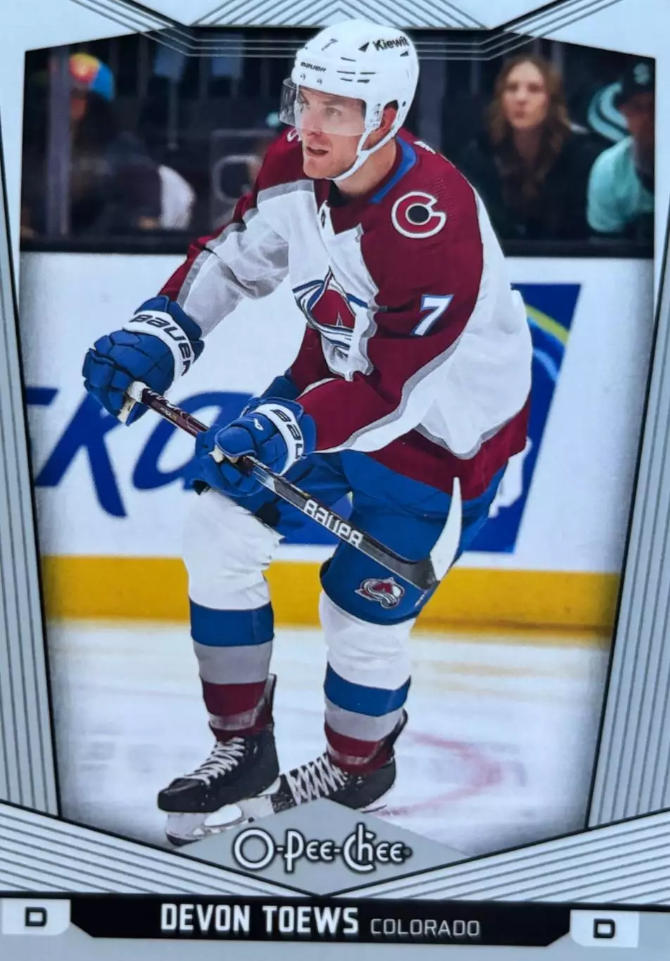 Хоккей. Карточка Devon Toews - Девон Тэйвз Colorado Avalanche - Колорадо НХЛ NHL
