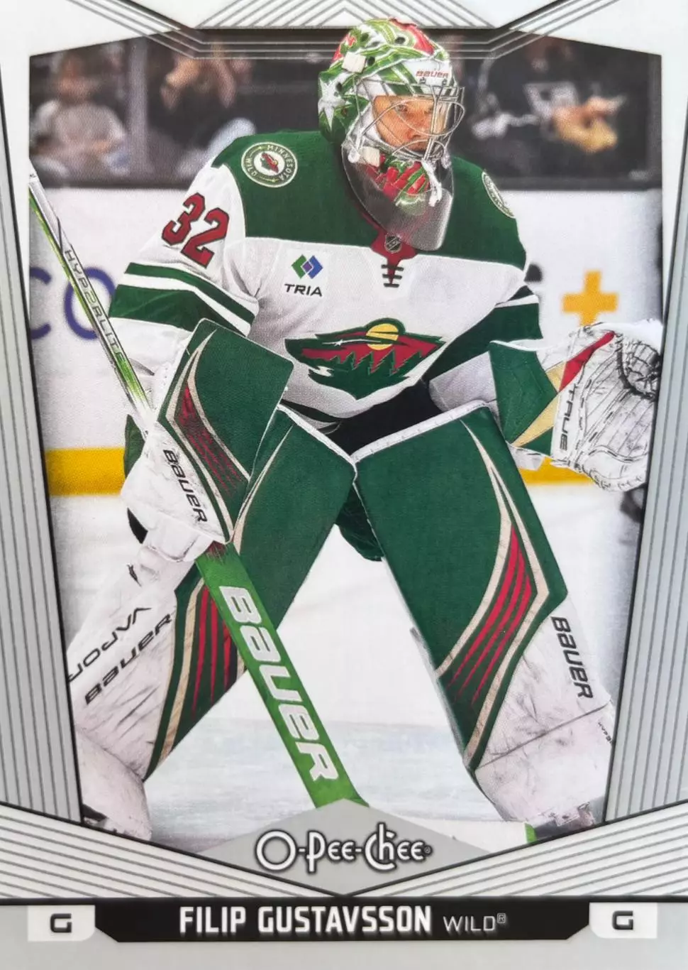 Карточка Filip Gustavsson - Филип Густавссон Minnesota Wild - Миннесота НХЛ/NHL