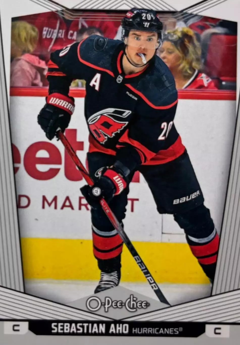 Хоккей Карточка Sebastian Aho/Себастьян Ахо Carolina Hurricanes/Каролина НХЛ/NHL
