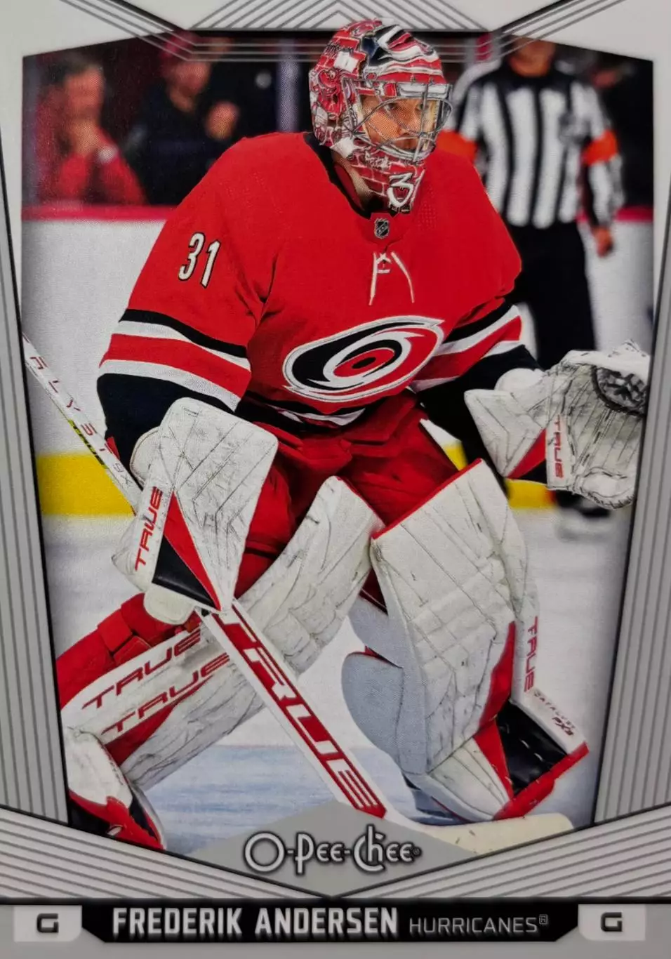 Хоккей. Карточка Frederik Andersen-Фредерик Андерсен Carolina-Каролина НХЛ-NHL