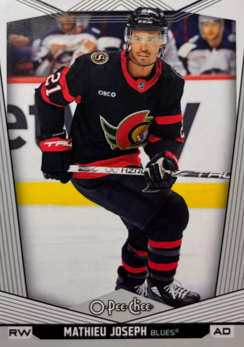 Карточка Mathieu Joseph - Матье Джозеф Ottawa Senators - Оттава Сенаторз НХЛ/NHL