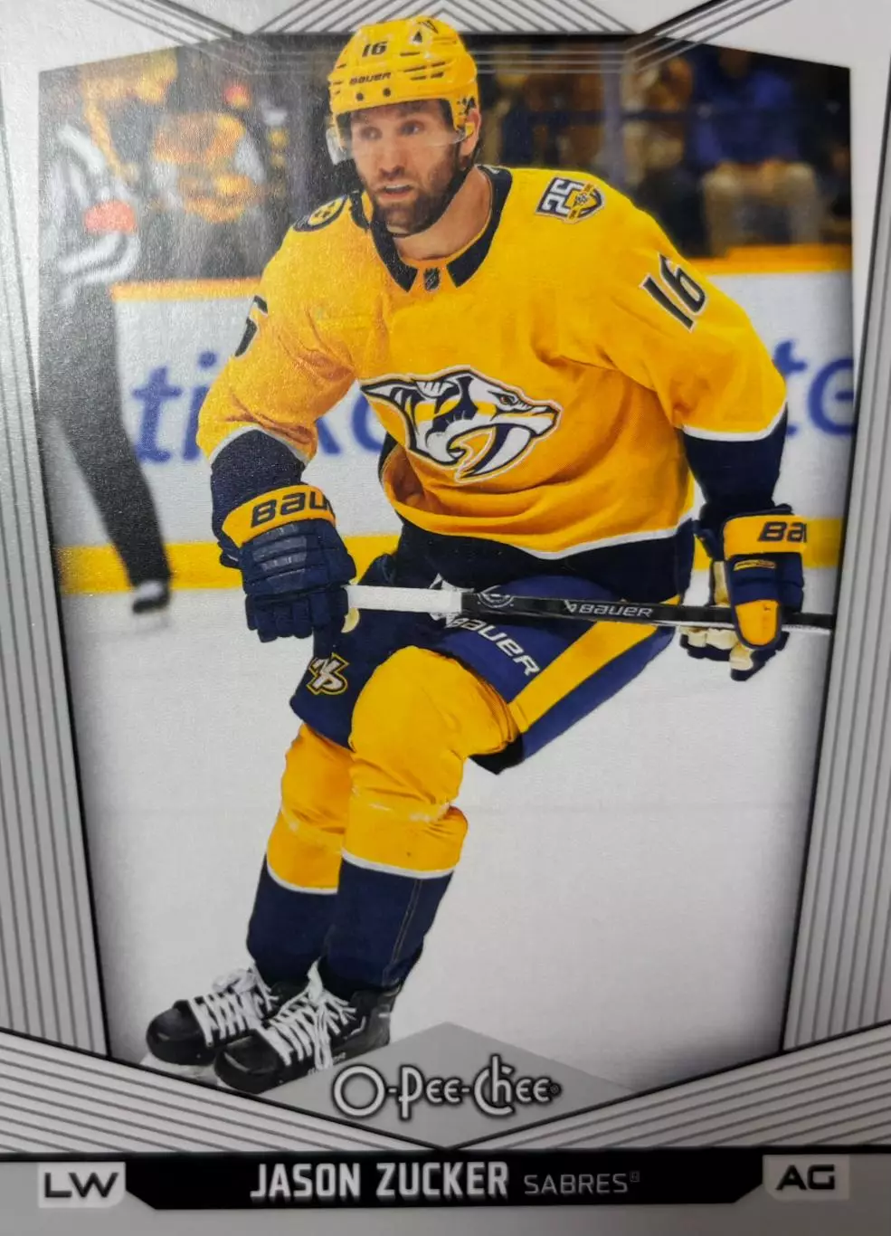 Хоккей. Карточка Jason Zucker-Джейсон Цукер Nashville Predators-Нэшвилл НХЛ/NHL