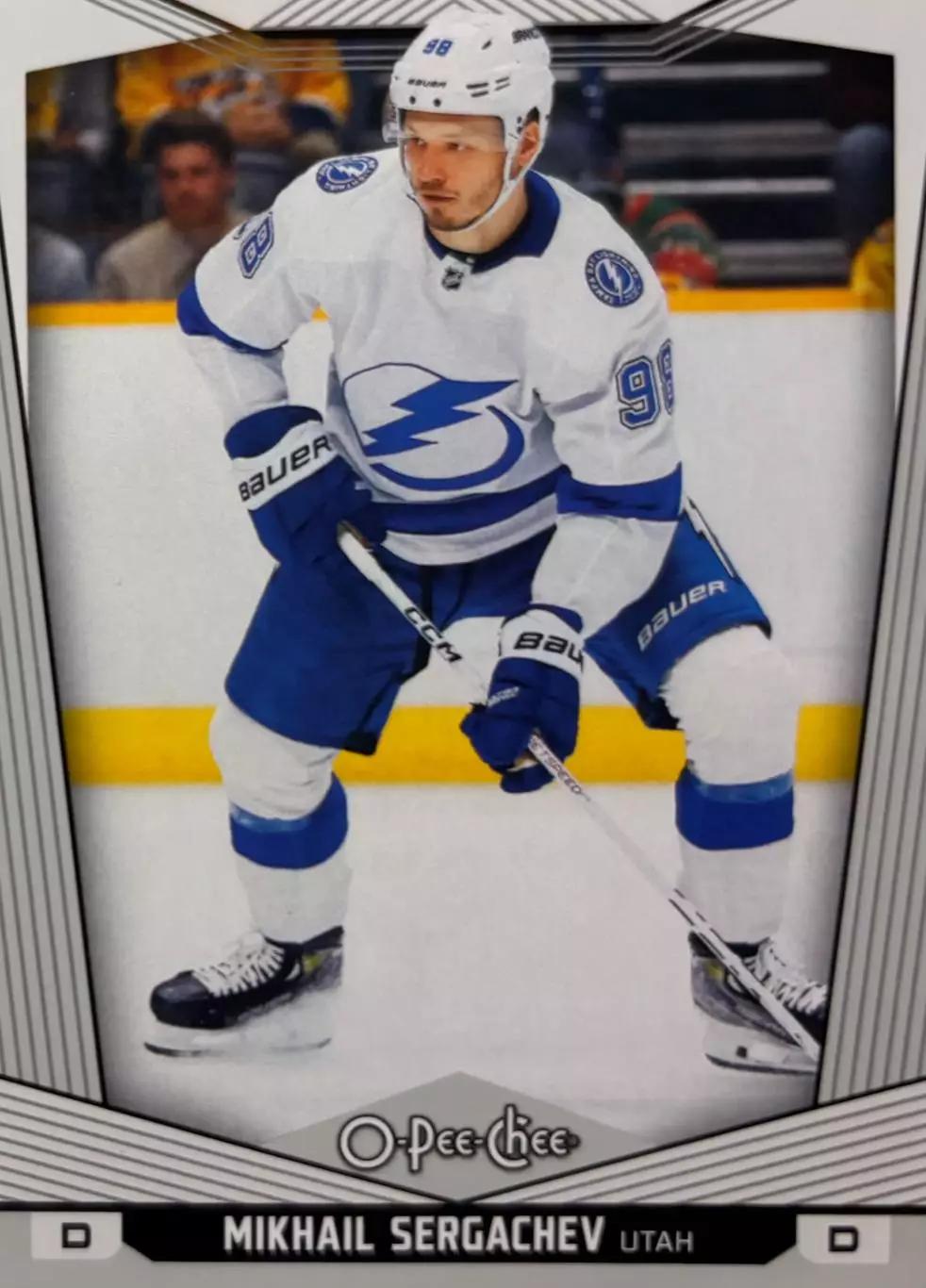 Карточка Михаил Сергачев Tampa Bay Lightning/Тампа-Бэй Лайтнинг Utah/Юта НХЛ/NHL