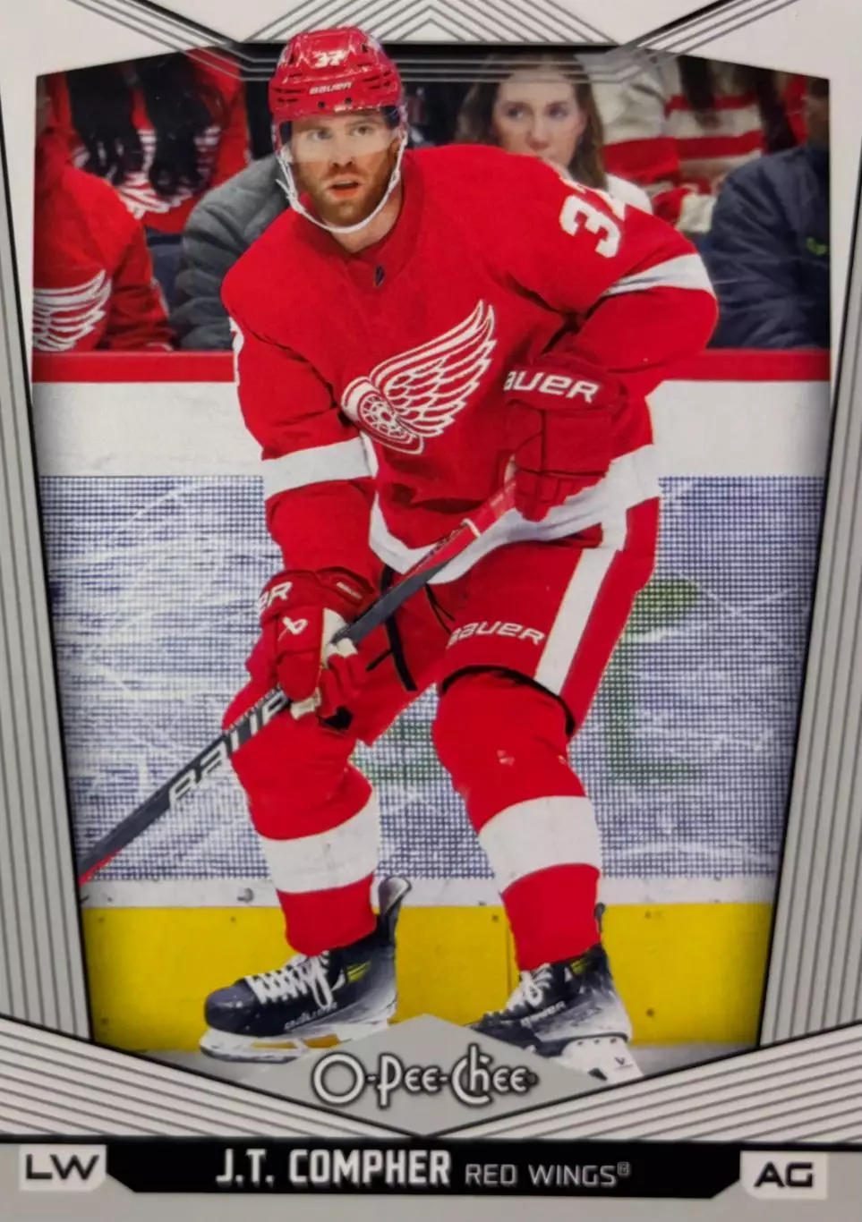 Карточка J.T. Compher-Джей Ти Комфер Detroit Red Wings-Детройт Ред Уингз НХЛ/NHL