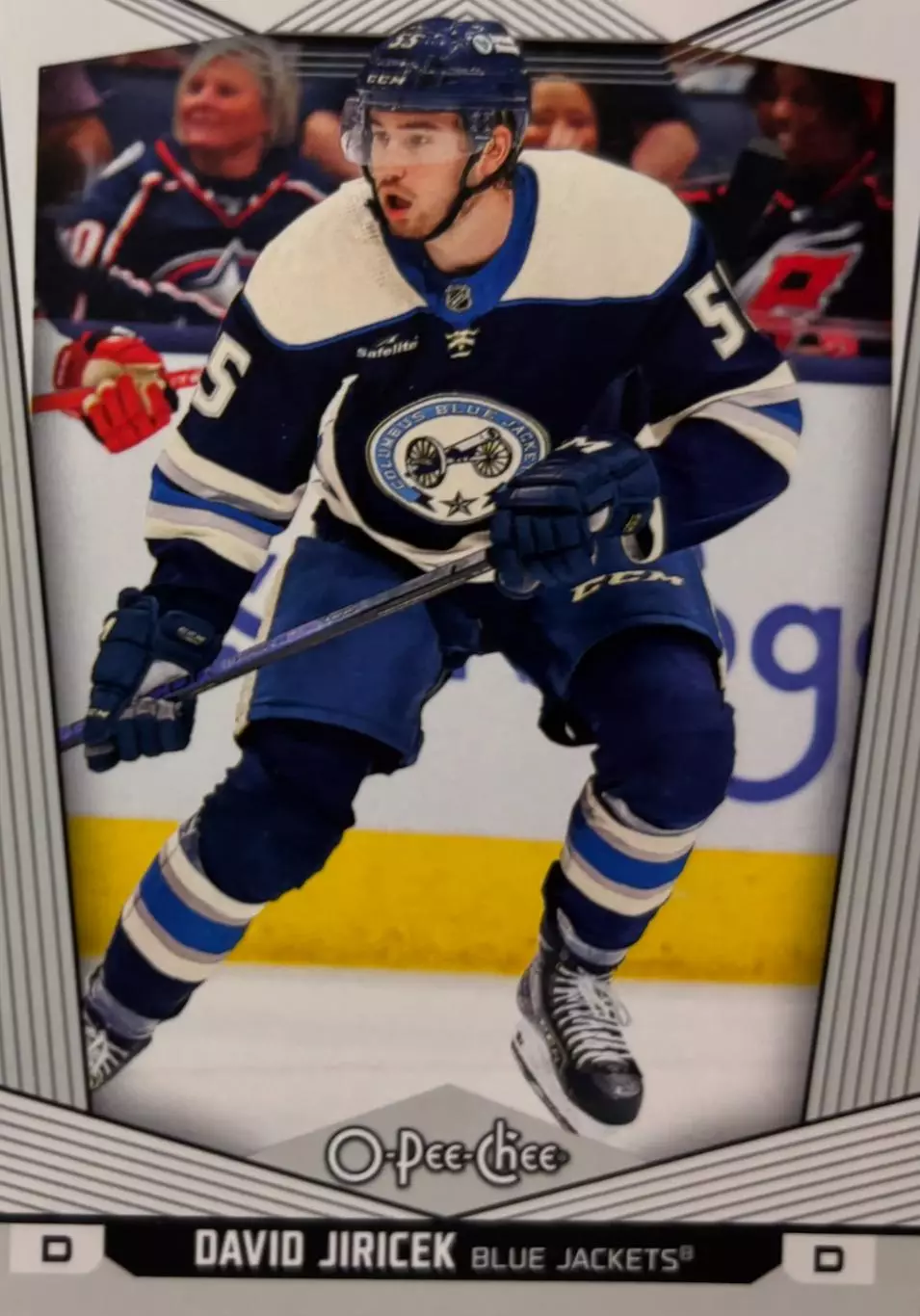 Карточка David Jiricek - Давид Иржичек Columbus Blue Jackets - Коламбус НХЛ/NHL