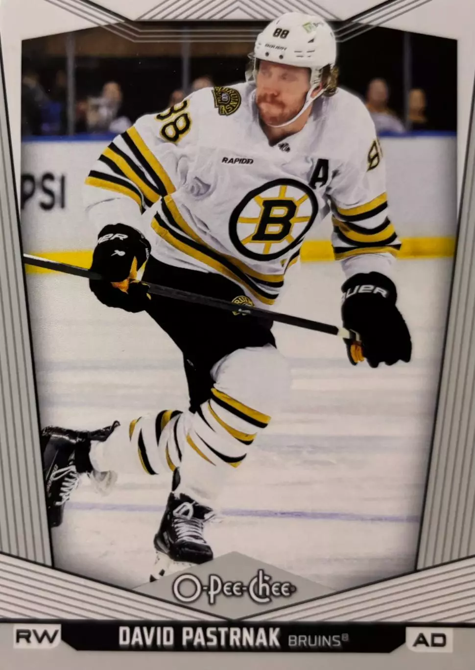 Хоккей. Карточка David Pastrnak/Давид Пастрняк Boston Bruins/Бостон НХЛ NHL