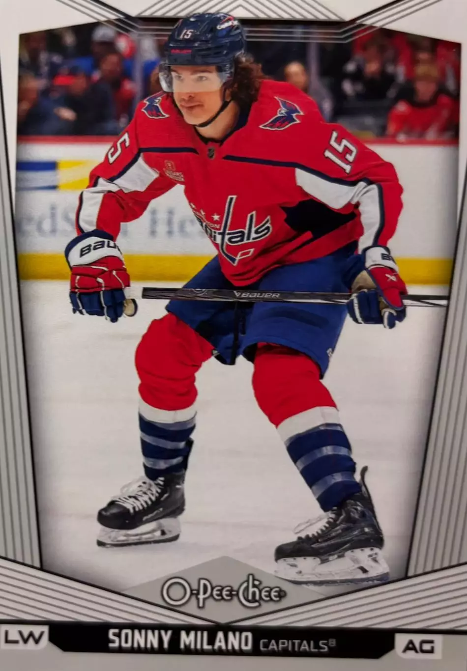Хоккей. Карточка Sonny Milano-Сонни Милано Washington Capitals-Вашингтон НХЛ/NHL