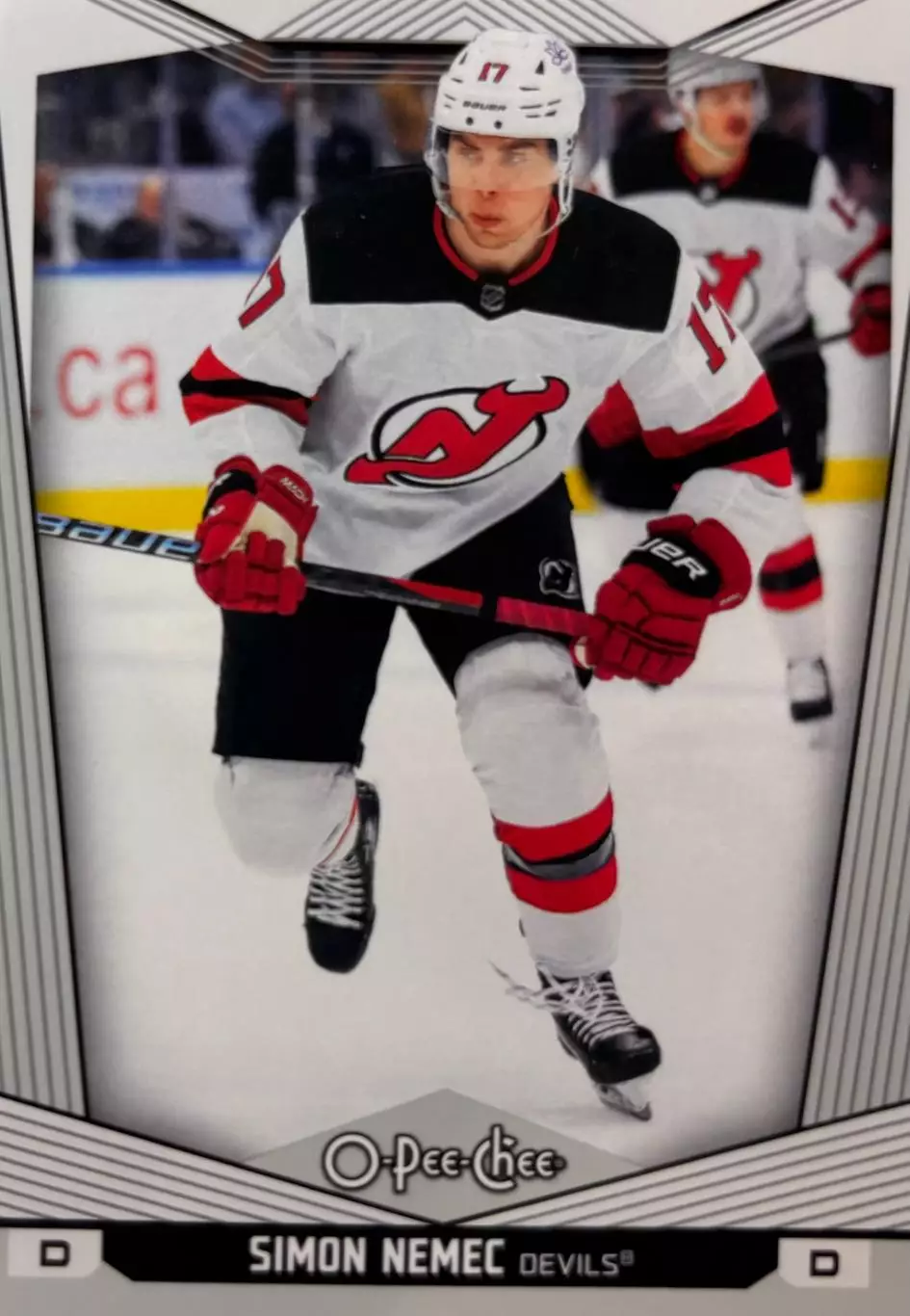 Карточка Simon Nemec - Шимон Немец New Jersey Devils/Нью-Джерси Девилз НХЛ/NHL