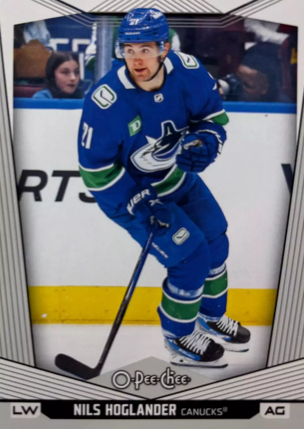 Хоккей. Карточка Nils Hoglander - Нильс Хегландер Vancouver - Ванкувер НХЛ-NHL