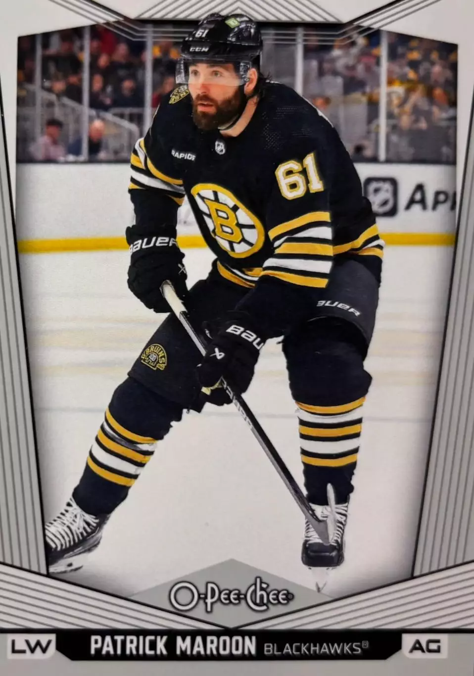 Хоккей. Карточка Patrick Maroon-Патрик Марун Boston Bruins-Бостон Брюинз НХЛ/NHL