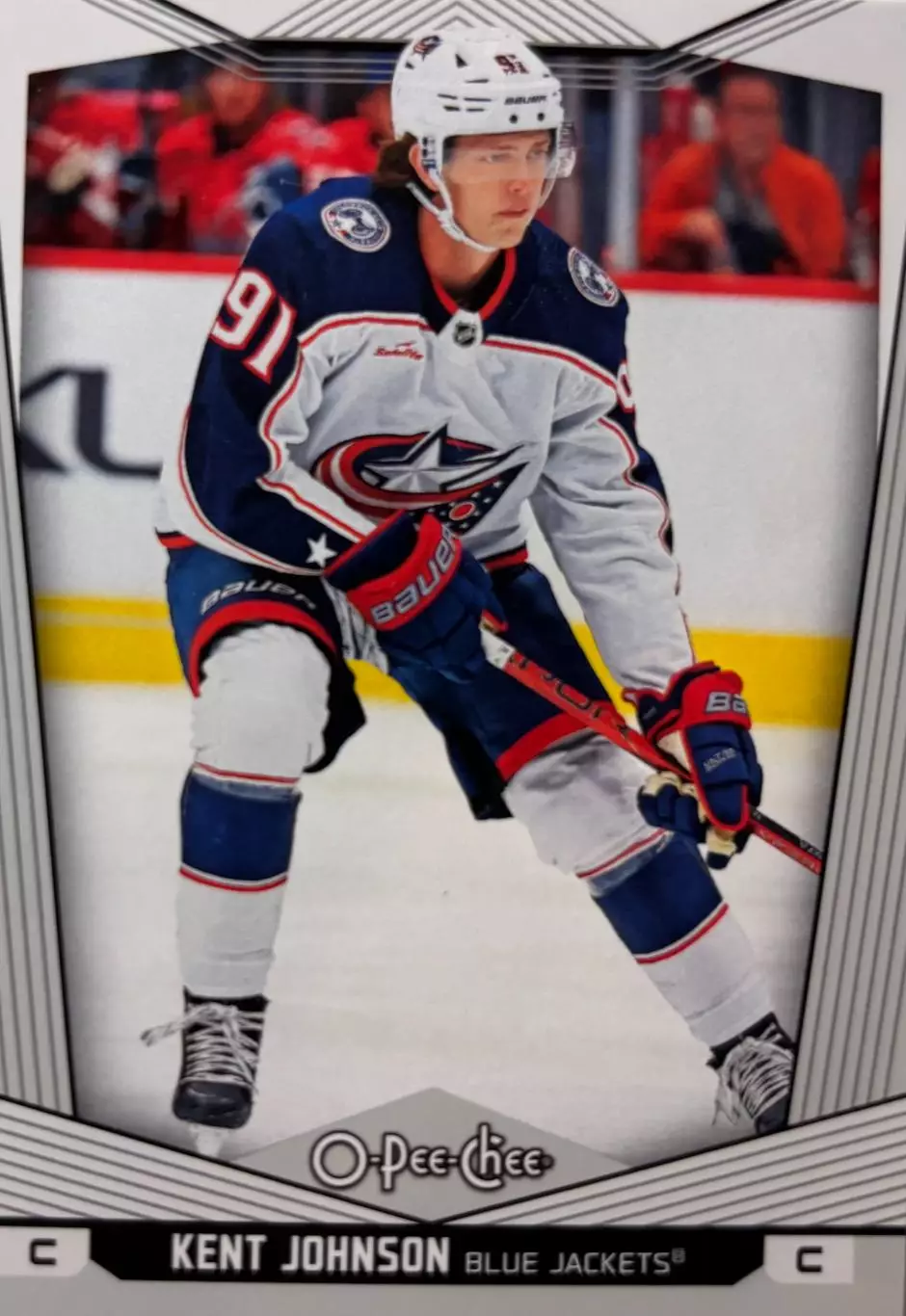 Хоккей Карточка Kent Johnson-Кент Джонсон Columbus Blue Jackets/Коламбус НХЛ-NHL