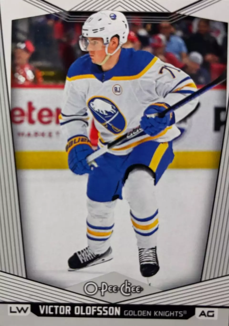 Хоккей. Карточка Victor Olofsson-Виктор Олофссон Buffalo Sabres/Баффало НХЛ-NHL