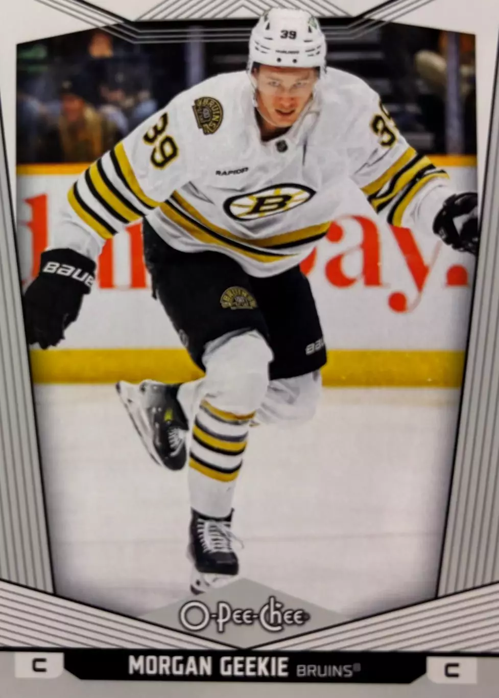 Хоккей. Карточка Morgan Geekie-Морган Гики Boston Bruins - Бостон Брюинз НХЛ/NHL