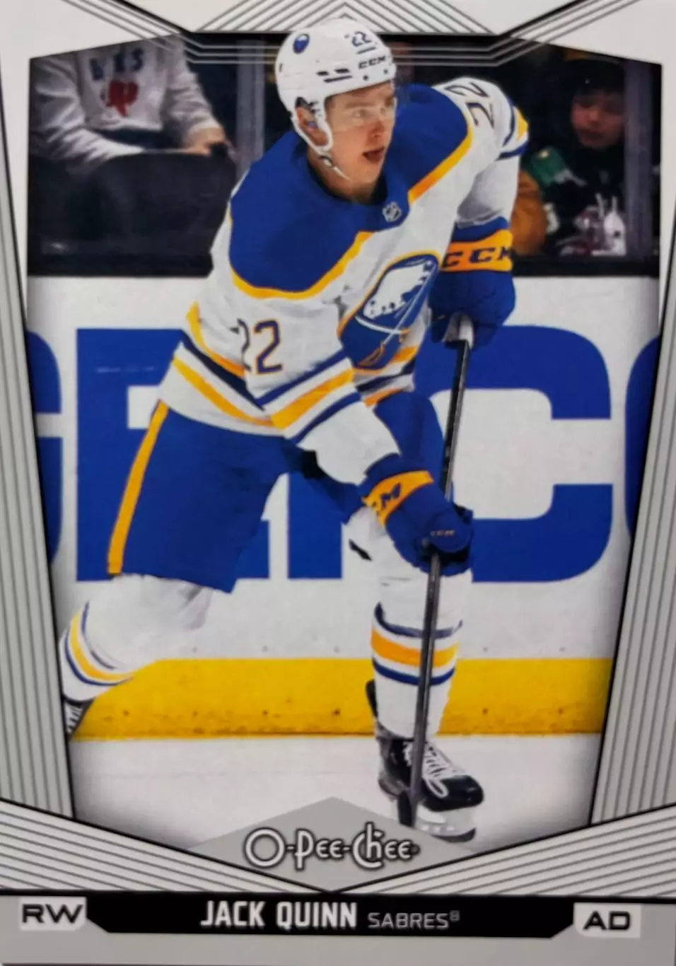 Хоккей. Карточка Jack Quinn - Джек Куинн Buffalo Sabres - Баффало Сейбрз НХЛ-NHL