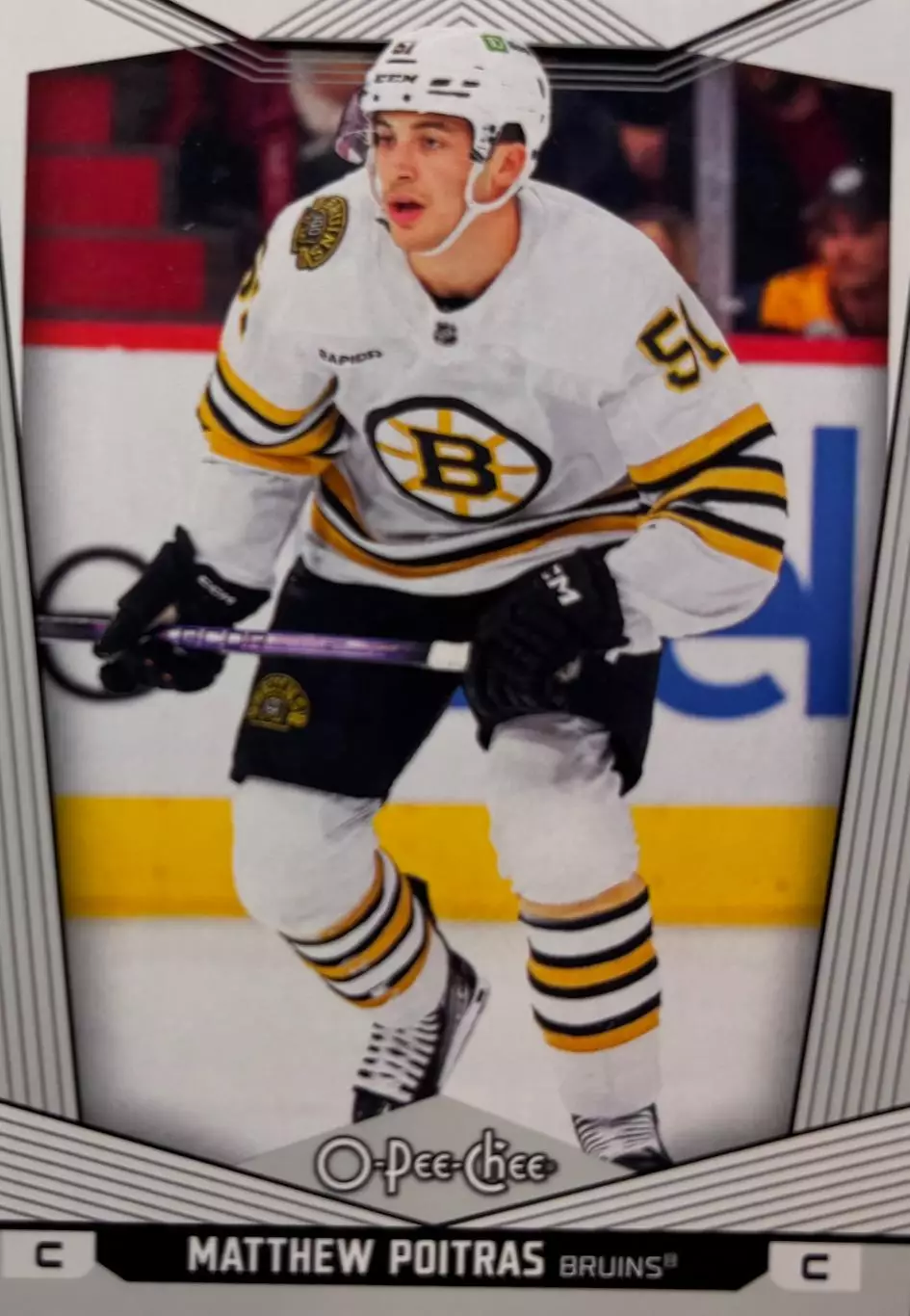 Хоккей. Карточка Matthew Poitras - Мэттью Пойтрас Boston Bruins - Бостон НХЛ/NHL