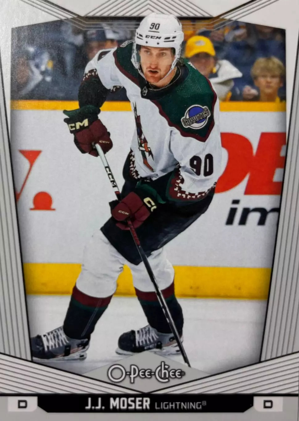 Хоккей. Карточка J.J. Moser - Янис Мозер Arizona Coyotes-Аризона Койотис НХЛ/NHL