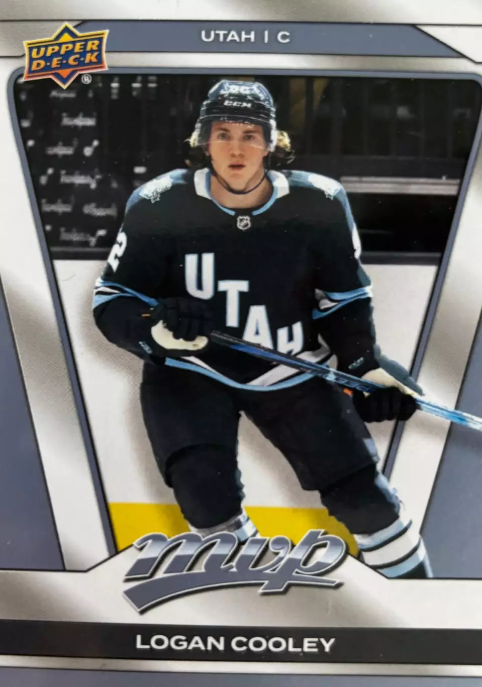 Хоккей. Карточка Logan Cooley - Логан Кули Utah Hockey Club - Юта Маммот НХЛ/NHL