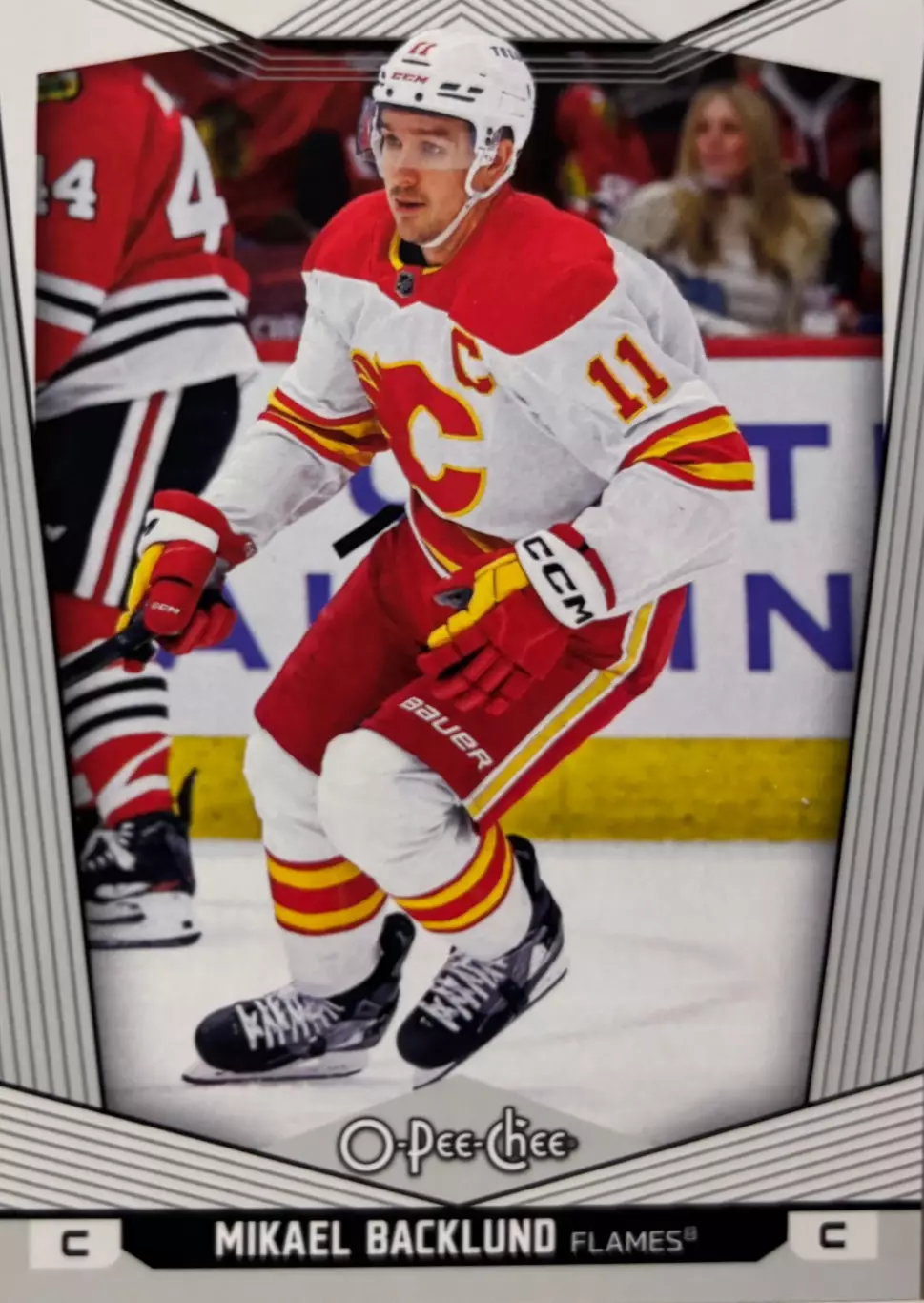 Хоккей Карточка Mikael Backlund-Микаэль Баклунд Calgary Flames - Калгари НХЛ-NHL