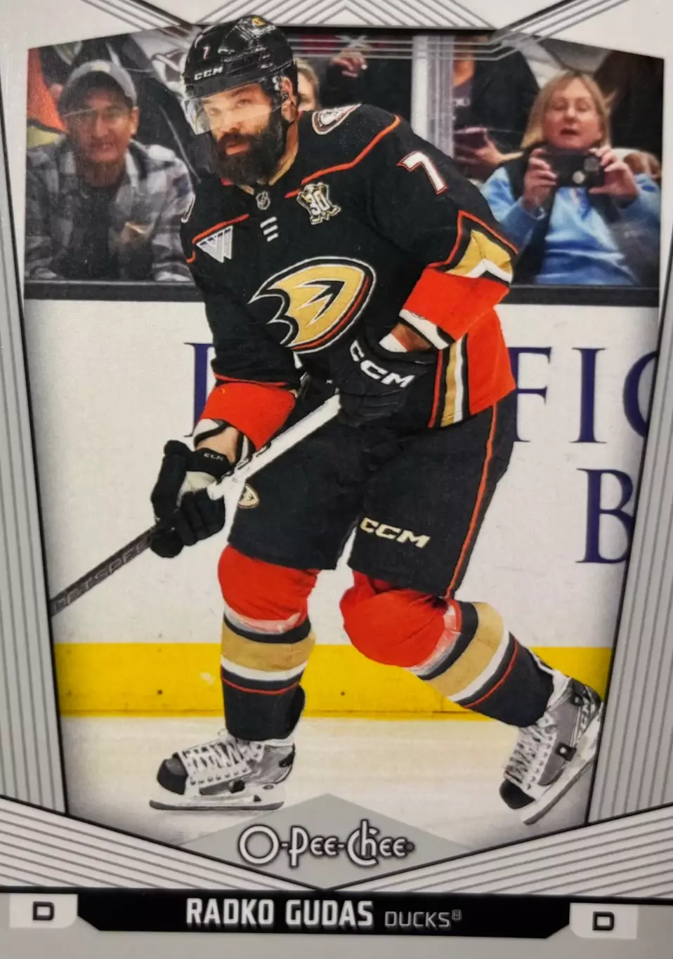 Хоккей. Карточка Radko Gudas - Радко Гудас Anaheim Ducks - Анахайм Дакс НХЛ/NHL
