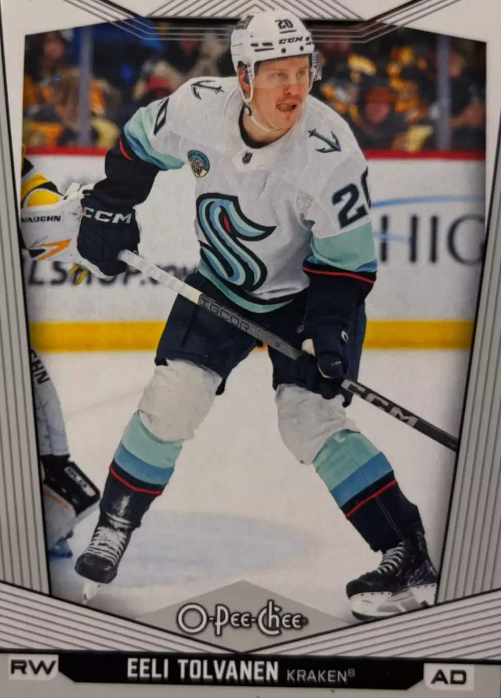 Хоккей. Карточка Эли Толванен Seattle Kraken/Сиэтл Кракен, Йокерит НХЛ/NHL/КХЛ