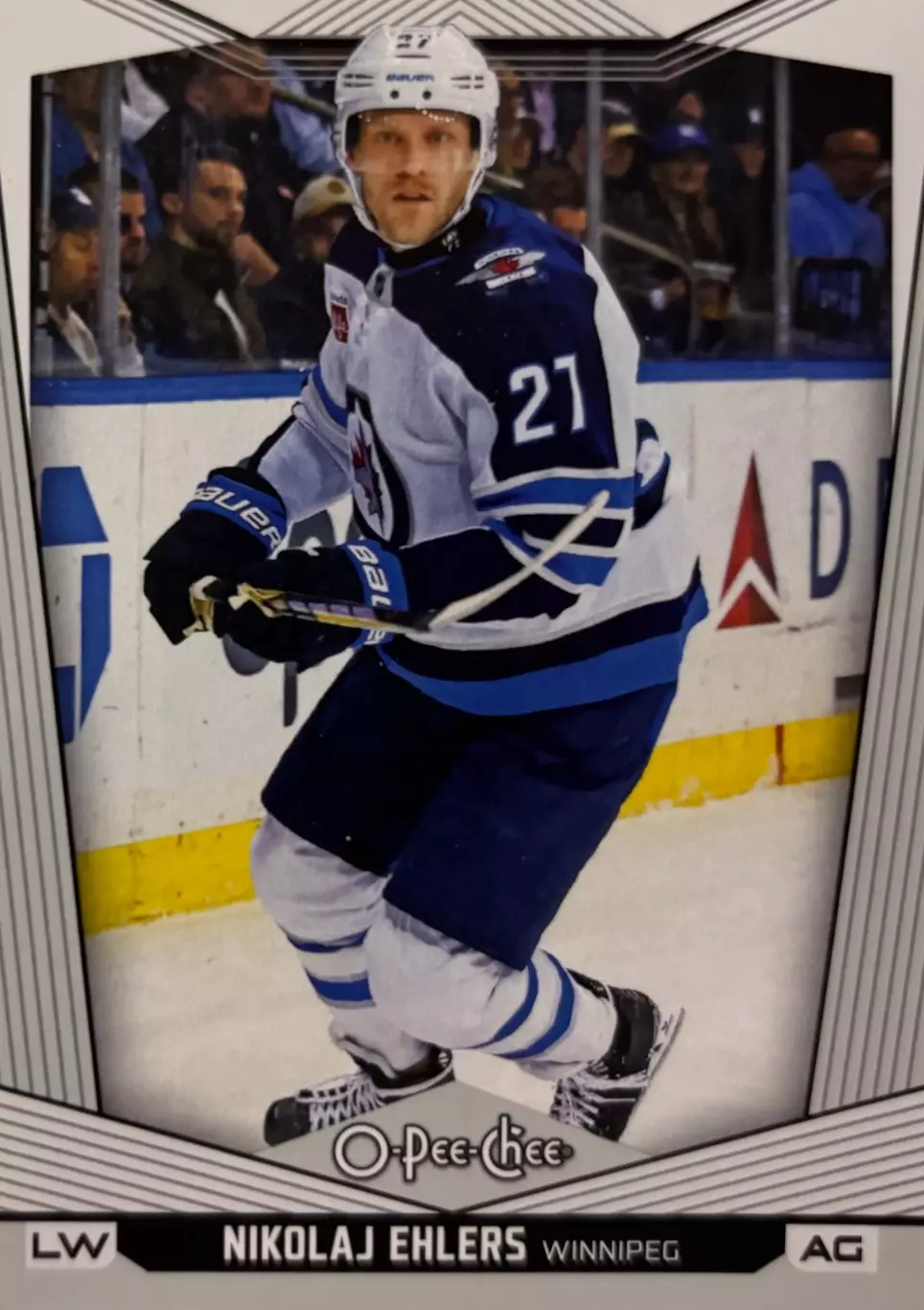 Хоккей. Карточка Nikolaj Ehlers - Николай Элерс Winnipeg Jets-Виннипег НХЛ/NH