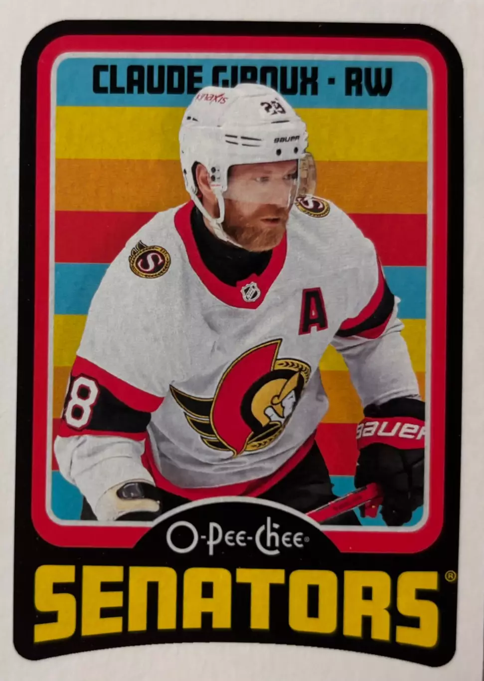 Хоккей. Карточка Claude Giroux-Клод Жиру Ottawa Senators-Оттава Сенаторз НХЛ NHL