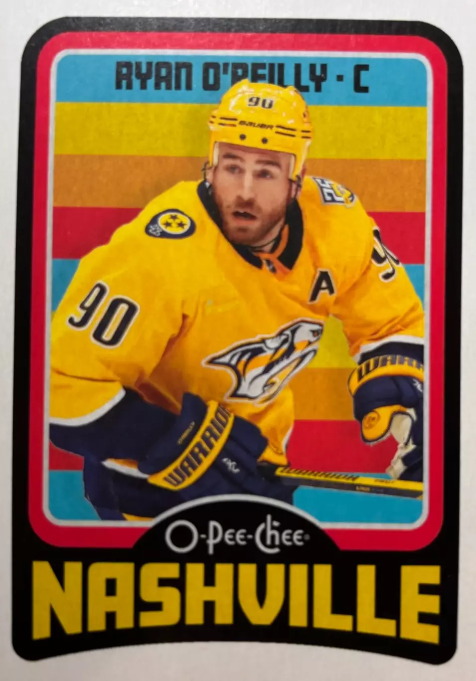 Хоккей Карточка Райан О’Райли Nashville Predators,Металлург Магнитогорск КХЛ-НХЛ