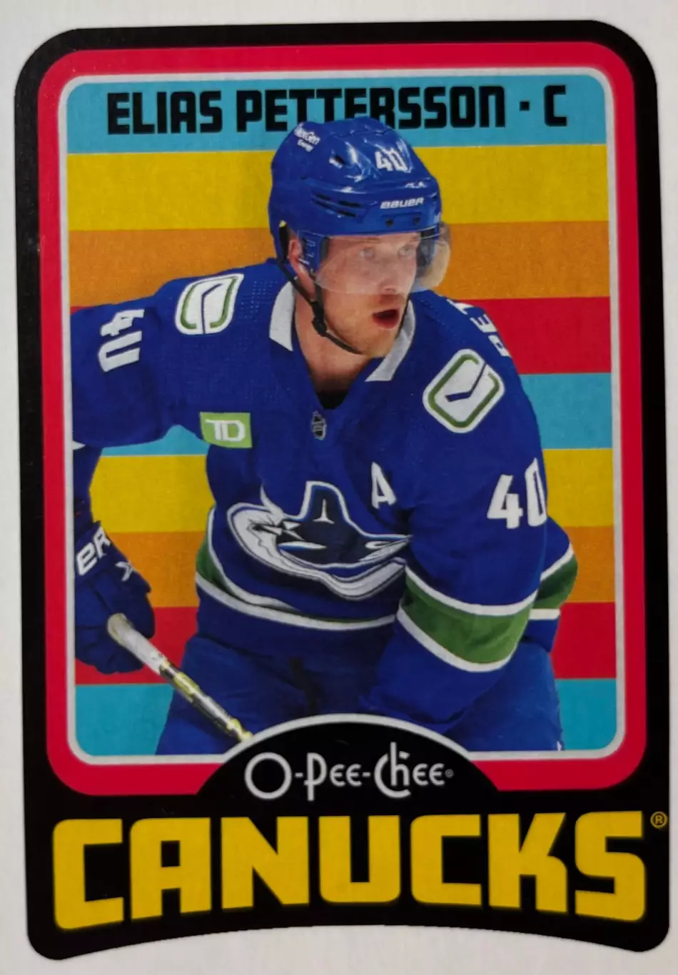 Карточка Elias Pettersson-Элиас Петтерссон Vancouver Canucks - Ванкувер НХЛ\NHL